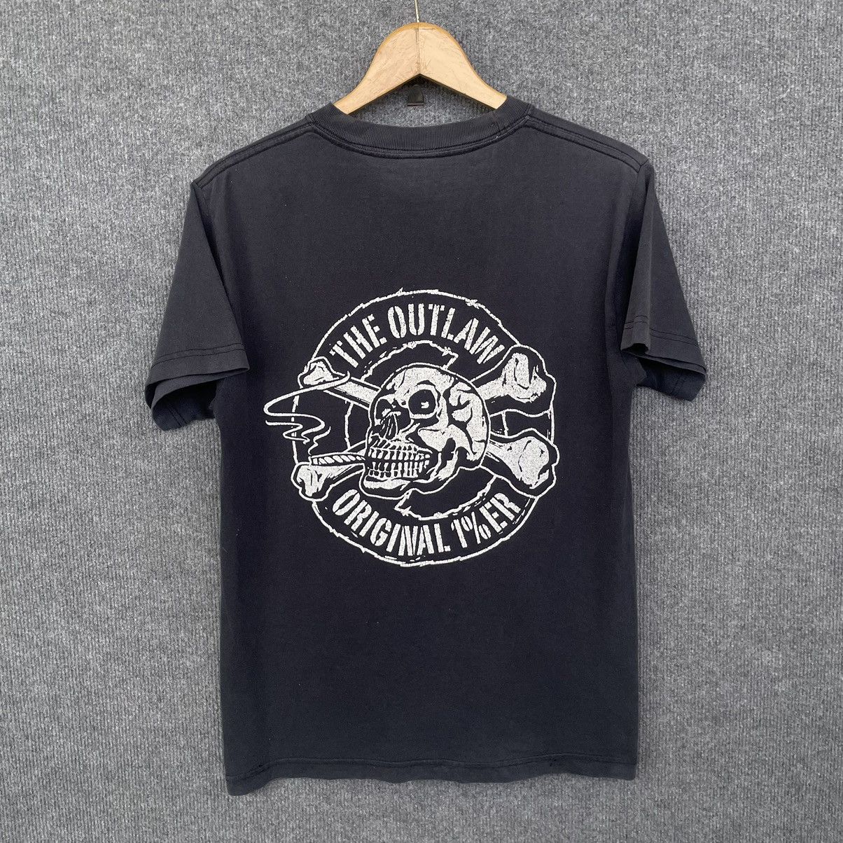 Affliction Vintage 2000s Skulls Affliction Faded Black T Shirt Size US M / EU 48-50 / 2 - 1 Thumbnail