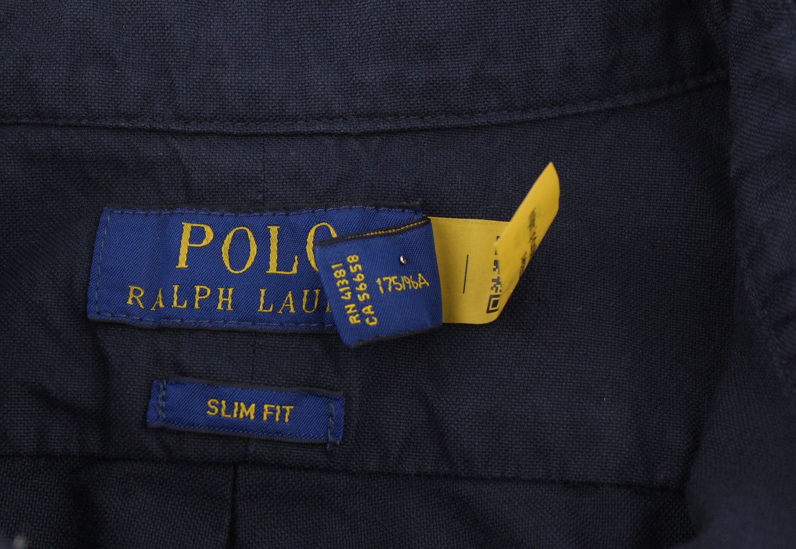 Ralph Lauren CORE REPLEN M Blue Button-Down Slim Fit Shirt 86992 Size US M / EU 48-50 / 2 - 8 Thumbnail