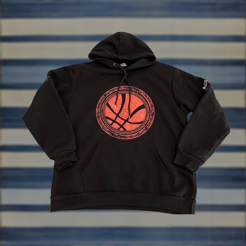 Vintage Marvel Doctor Strange Multiverse of Madness Promo Hoodie Sweater Black Large Mens Hoodie Pullover Doctor Strange - Size US L / EU 52-54 / 3 - 1 Thumbnail