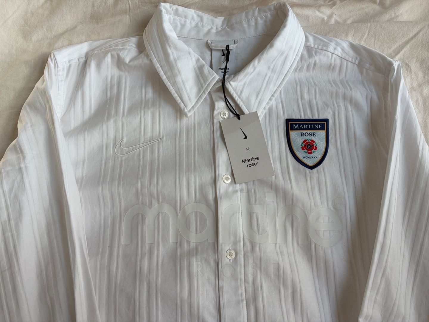 Martine Rose × Nike NIKE X MARTINE ROSE DRESS SHIRT Nikelab Acne Prada Size US XL / EU 56 / 4 - 10 Thumbnail