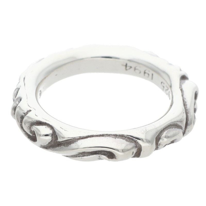 Chrome Hearts Chrome Hearts Scroll Band Silver Ring Size ONE SIZE - 2 Thumbnail