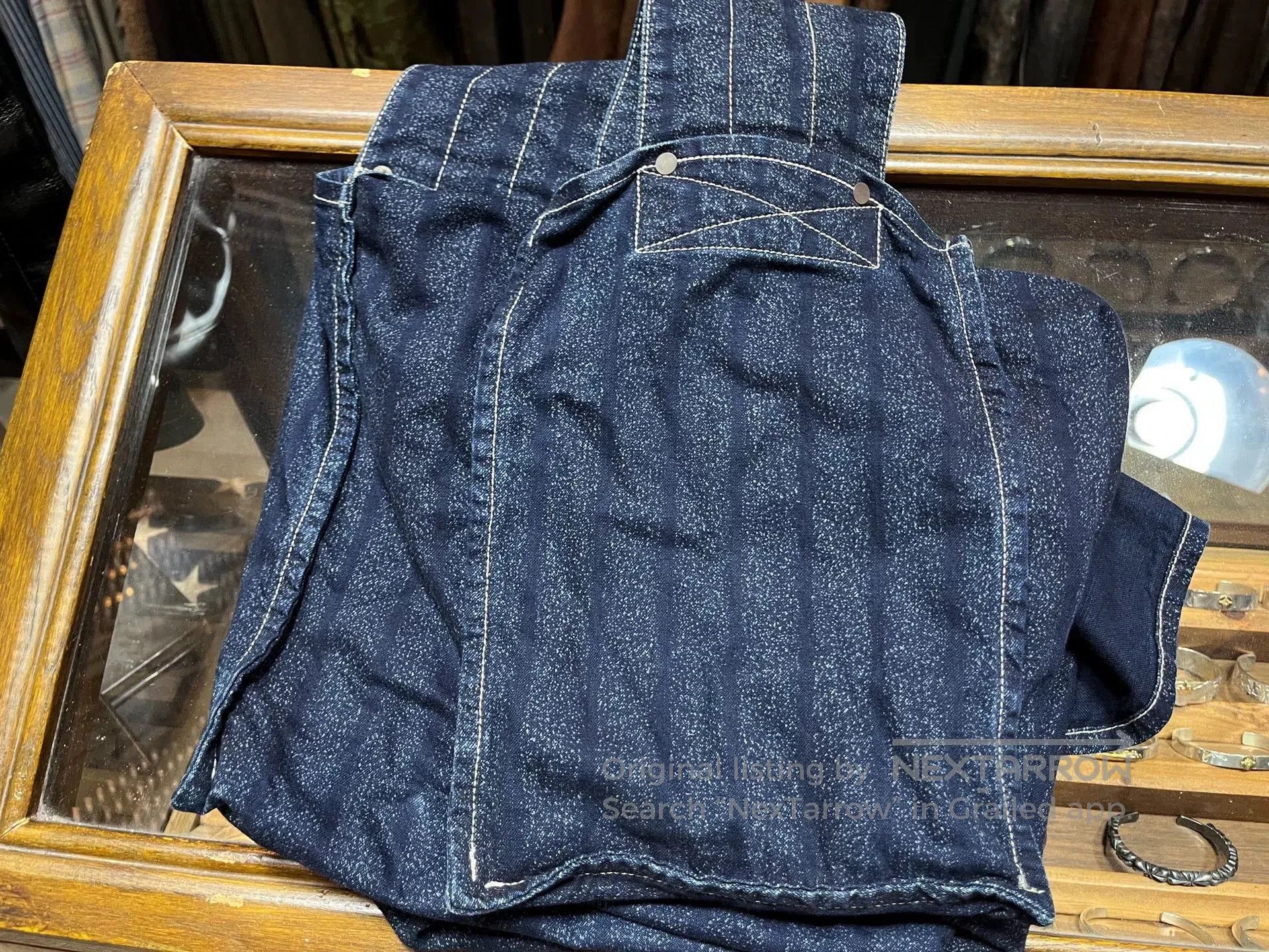 RRL Ralph Lauren RRL Indigo Dyed Motorcycle Bag. Size ONE SIZE - 5 Thumbnail