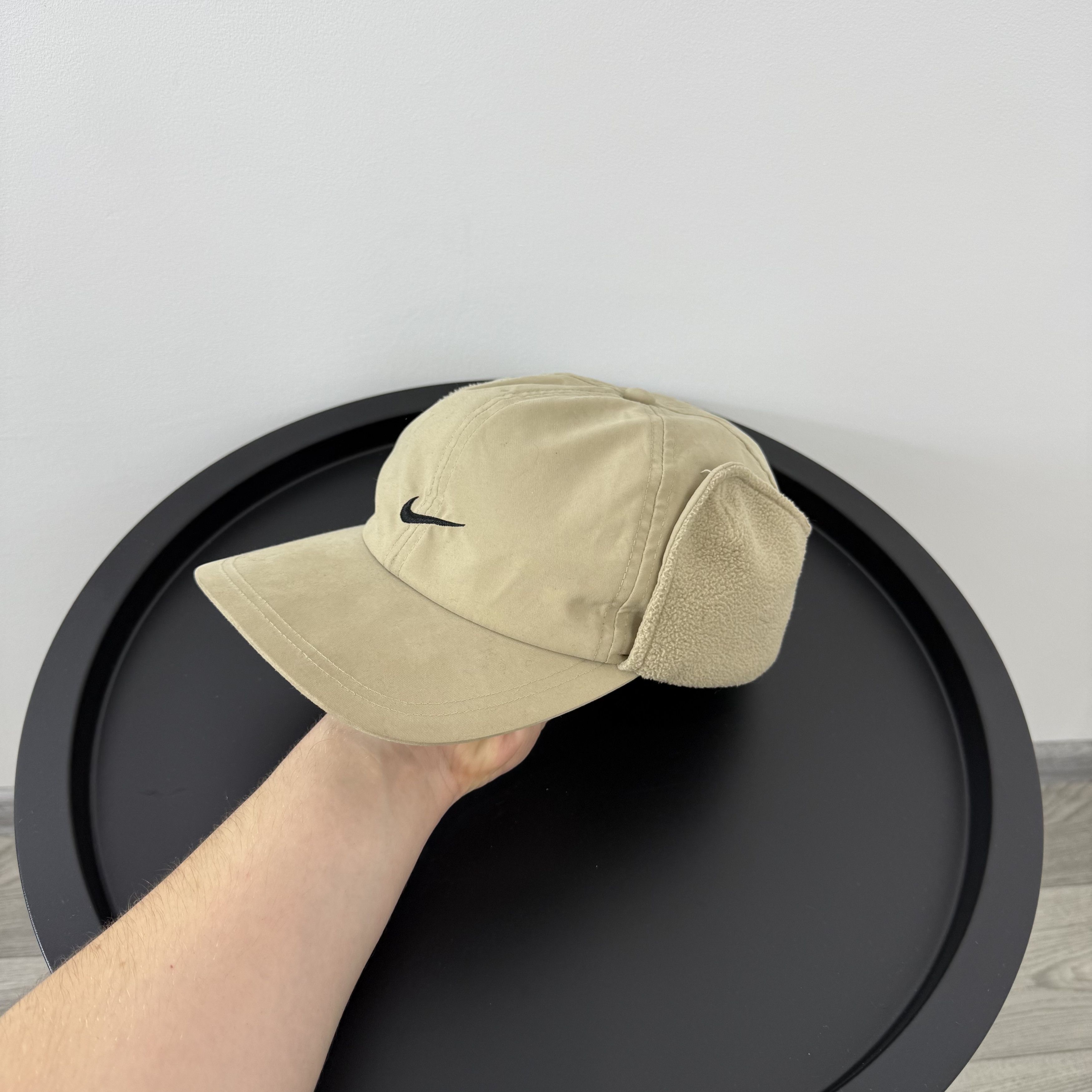 Nike Vintage Nike 90s Beige Winter Baseball Cap Hat Size ONE SIZE - 2 Thumbnail