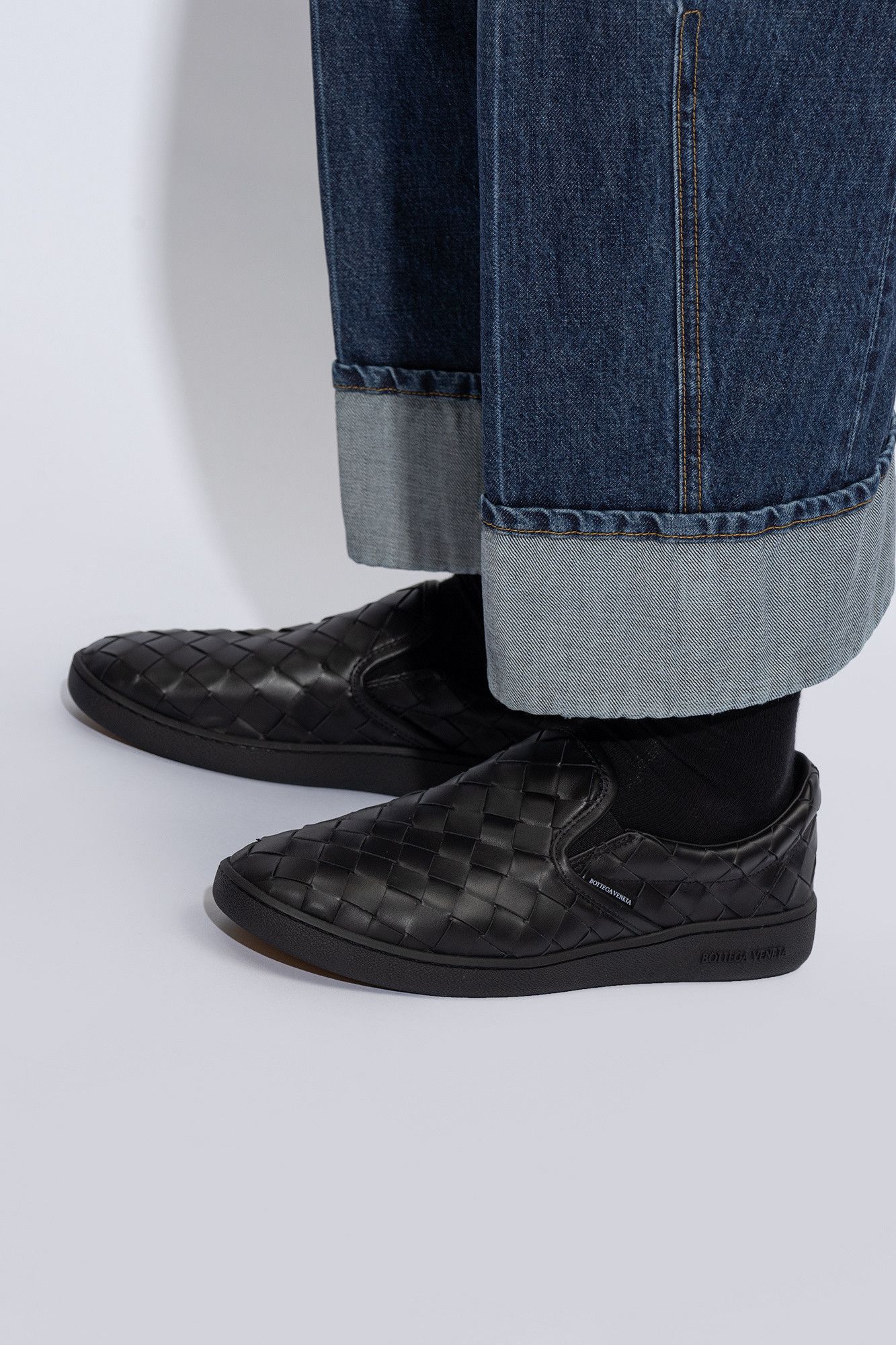 Bottega Veneta BOTTEGA VENETA Sawyer full black intrecciato sneakers 8 41 q Size US 8 / EU 41 - 3 Thumbnail