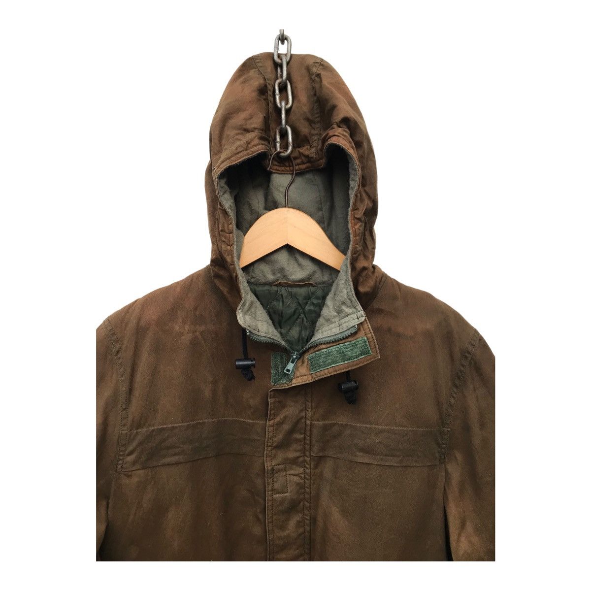 Boycott Boycott Japan Faded Military Style Parka Hoodie - STAINS Size US M / EU 48-50 / 2 - 2 Thumbnail
