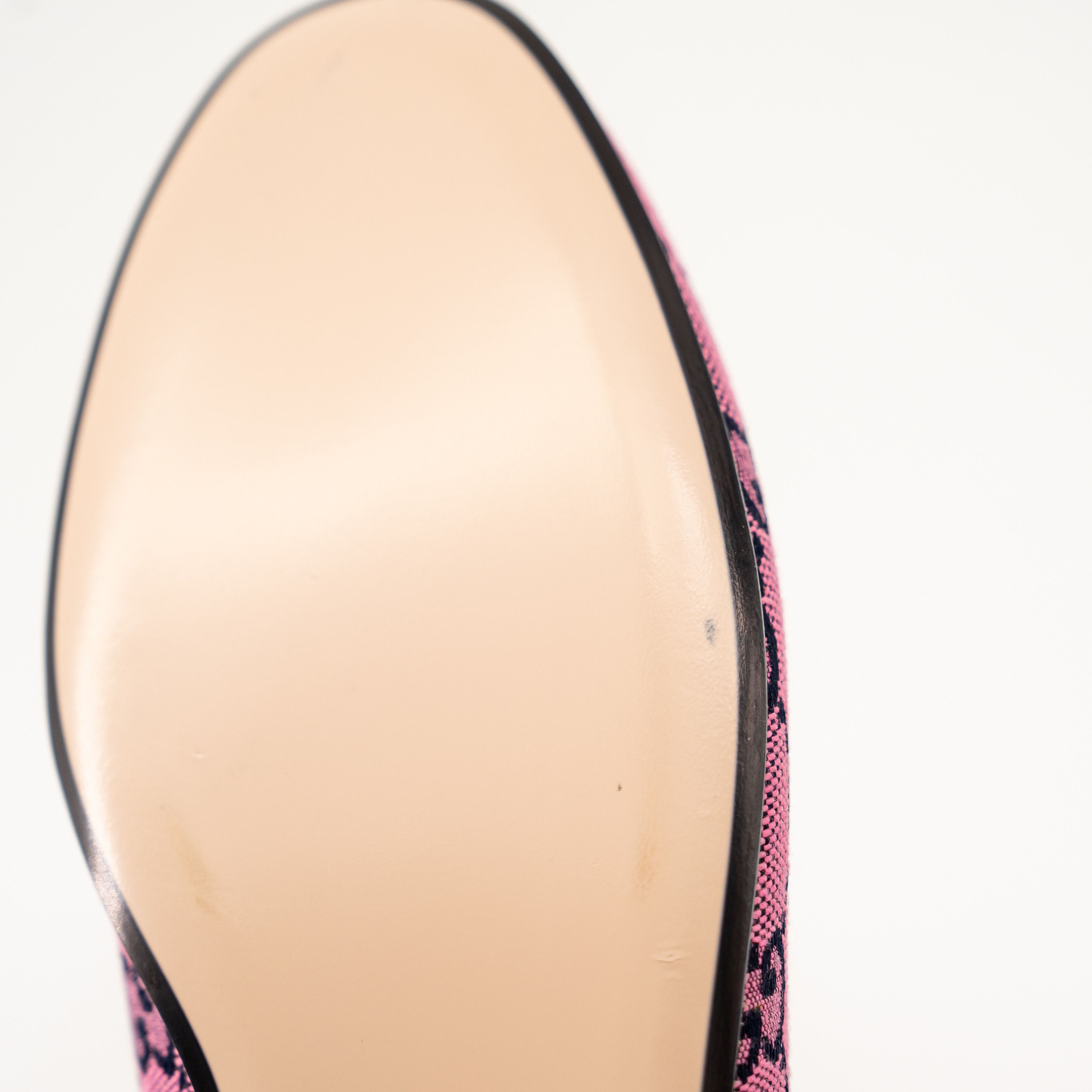 Gucci 35.5G 5.5 US Gucci Princetown Blue Pink GG Mules Slipper Size US 5.5 / IT 35.5 - 9 Thumbnail