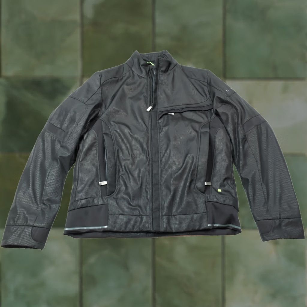 Hugo Boss HUGO BOSS Green Label Jorryn Bomber Jacket Mens Large Black Full Zip Long Sleeve Size US L / EU 52-54 / 3 - 1 Thumbnail