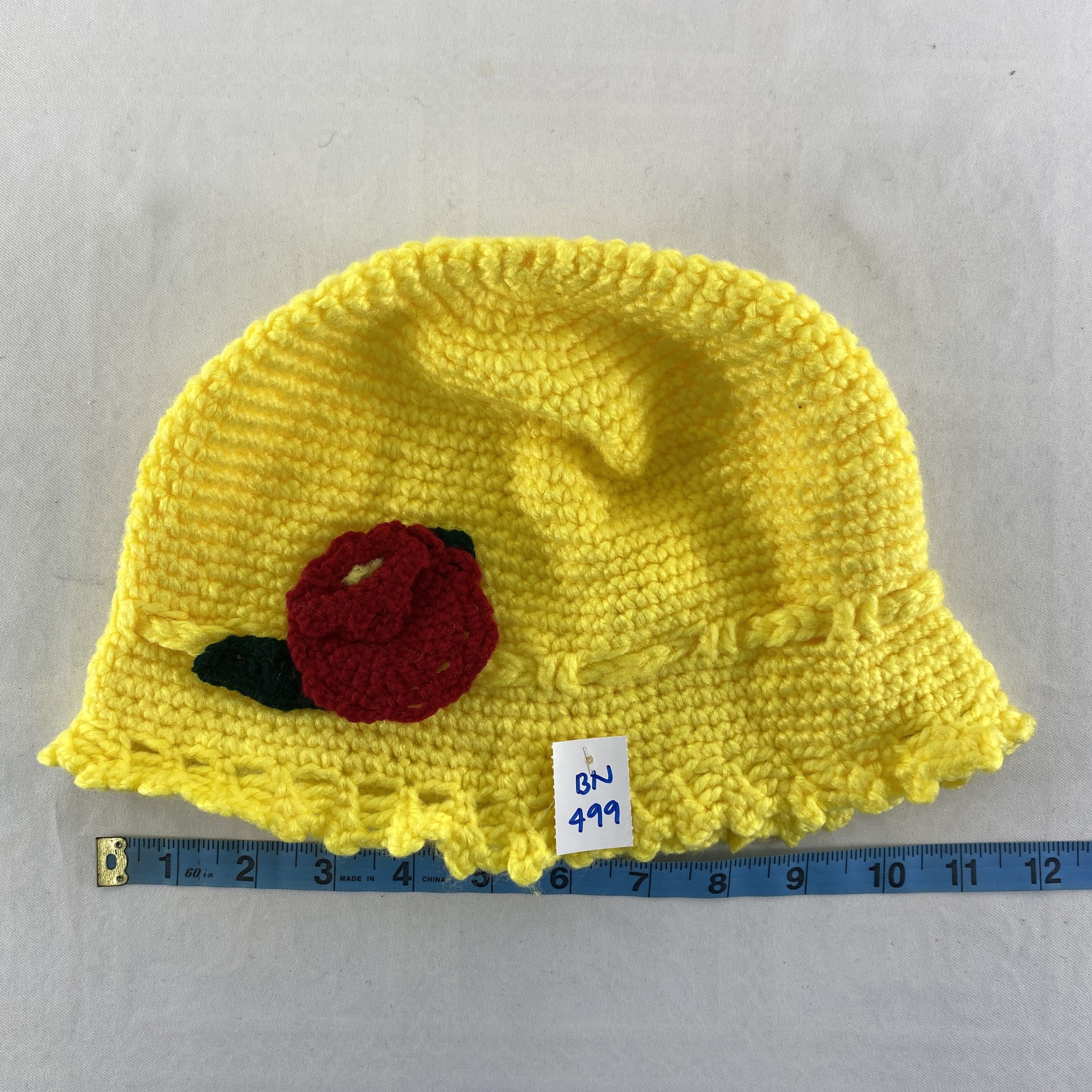 Japanese Brand Big Flower Snow Cap Hat Beanie -BN499 Size ONE SIZE - 4 Thumbnail