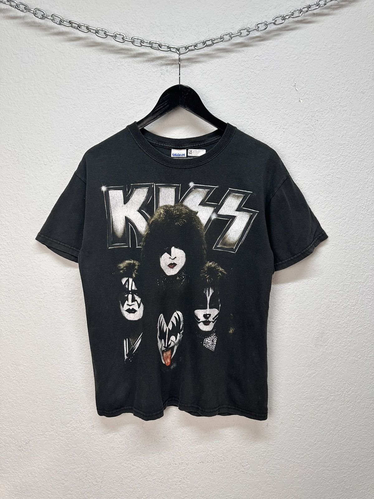 KISS Vintage Merch Kiss T-shirt Faded Punk Rock Band tee Opium Size US M / EU 48-50 / 2 - 1 Thumbnail