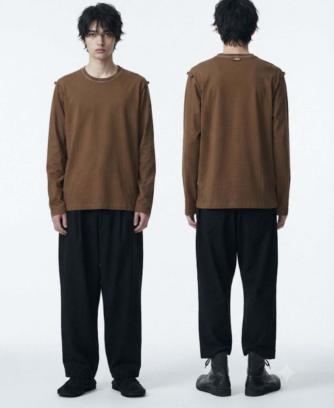 Japanese Brand × Yohji Yamamoto AAR Yohji Yamamoto Longsleeve Tee Size US L / EU 52-54 / 3 - 1 Thumbnail