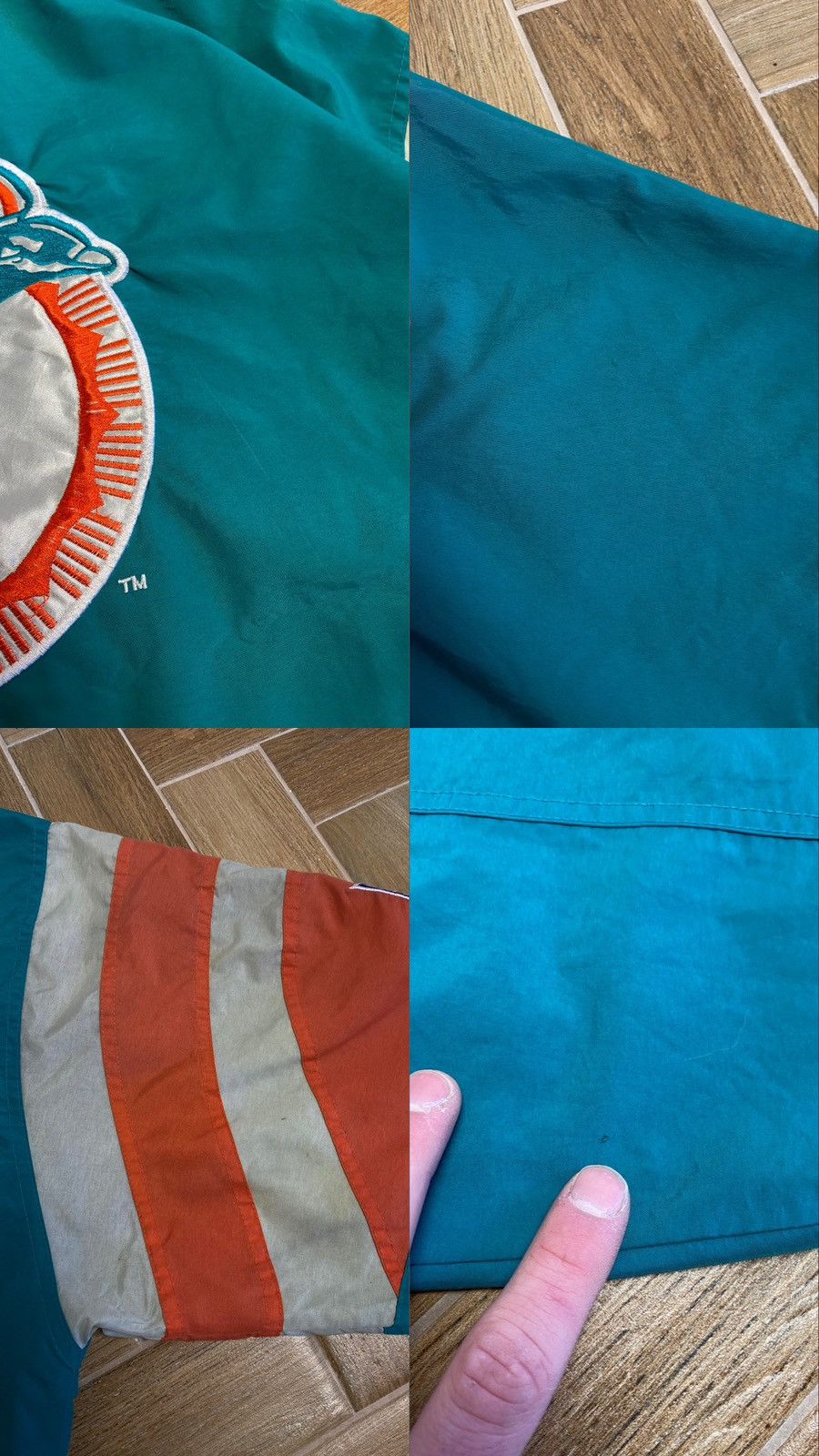 NFL × Starter × Vintage Vintage 90s Miami Dolphins Proline NFL Starter Jacket (L) Size US L / EU 52-54 / 3 - 12 Thumbnail