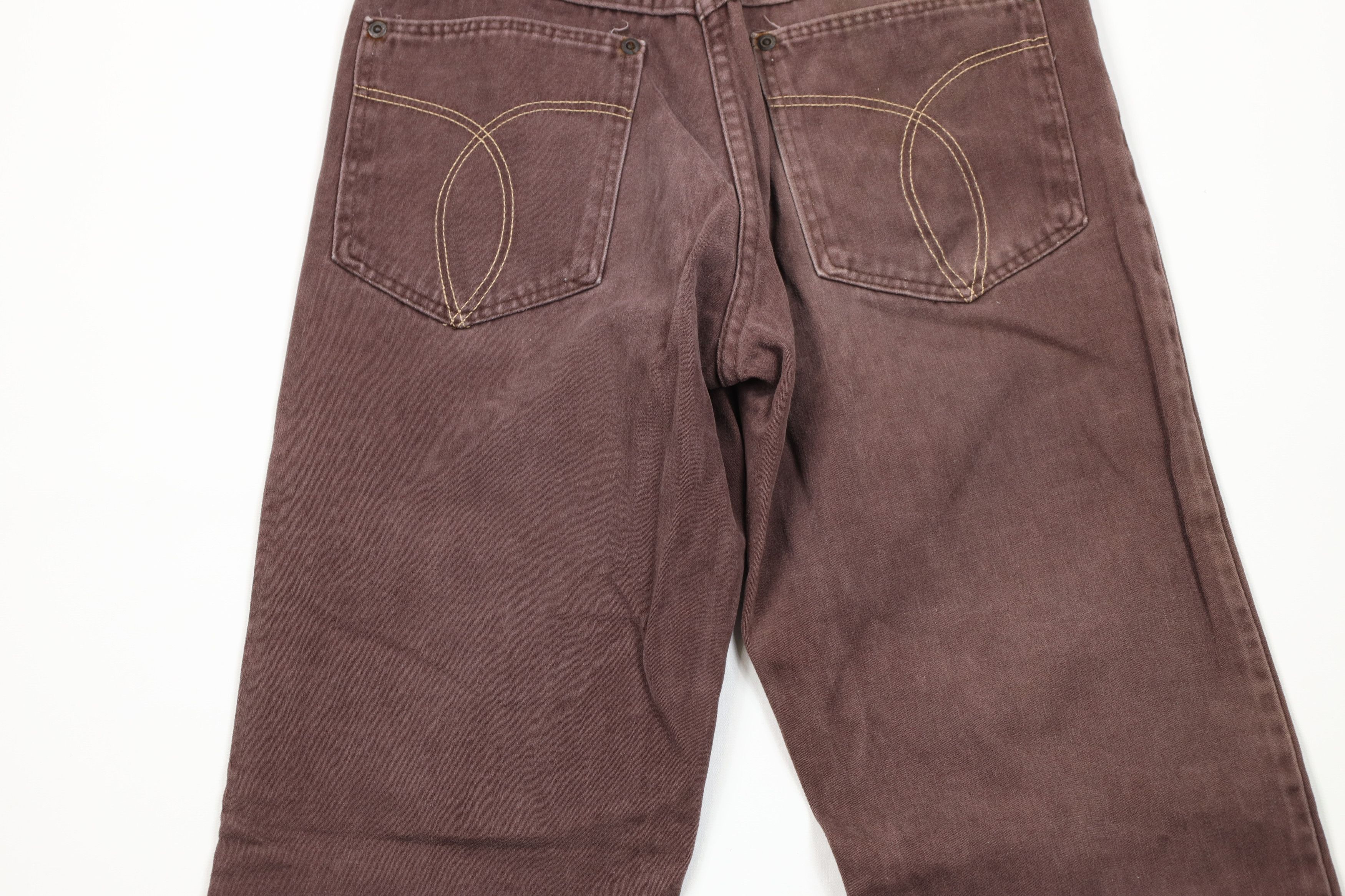 Vintage Vintage 70s Streetwear Cloth Moleskin Jeans Brown USA Size US 28 / EU 44 - 10 Thumbnail