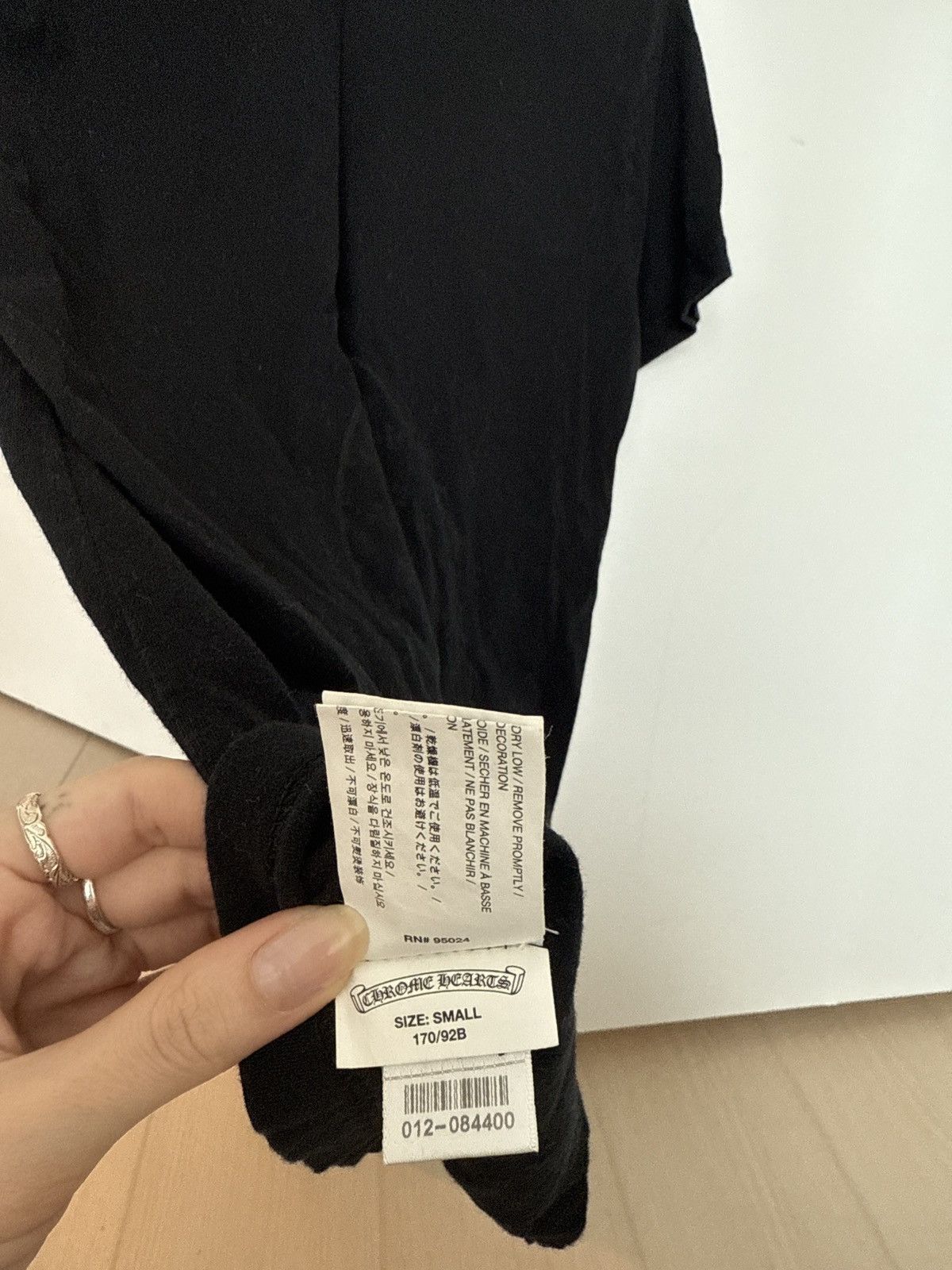 Chrome Hearts Chrome Hearts Pocket Logo Tee w/ Back Spade Design Size US S / EU 44-46 / 1 - 4 Thumbnail