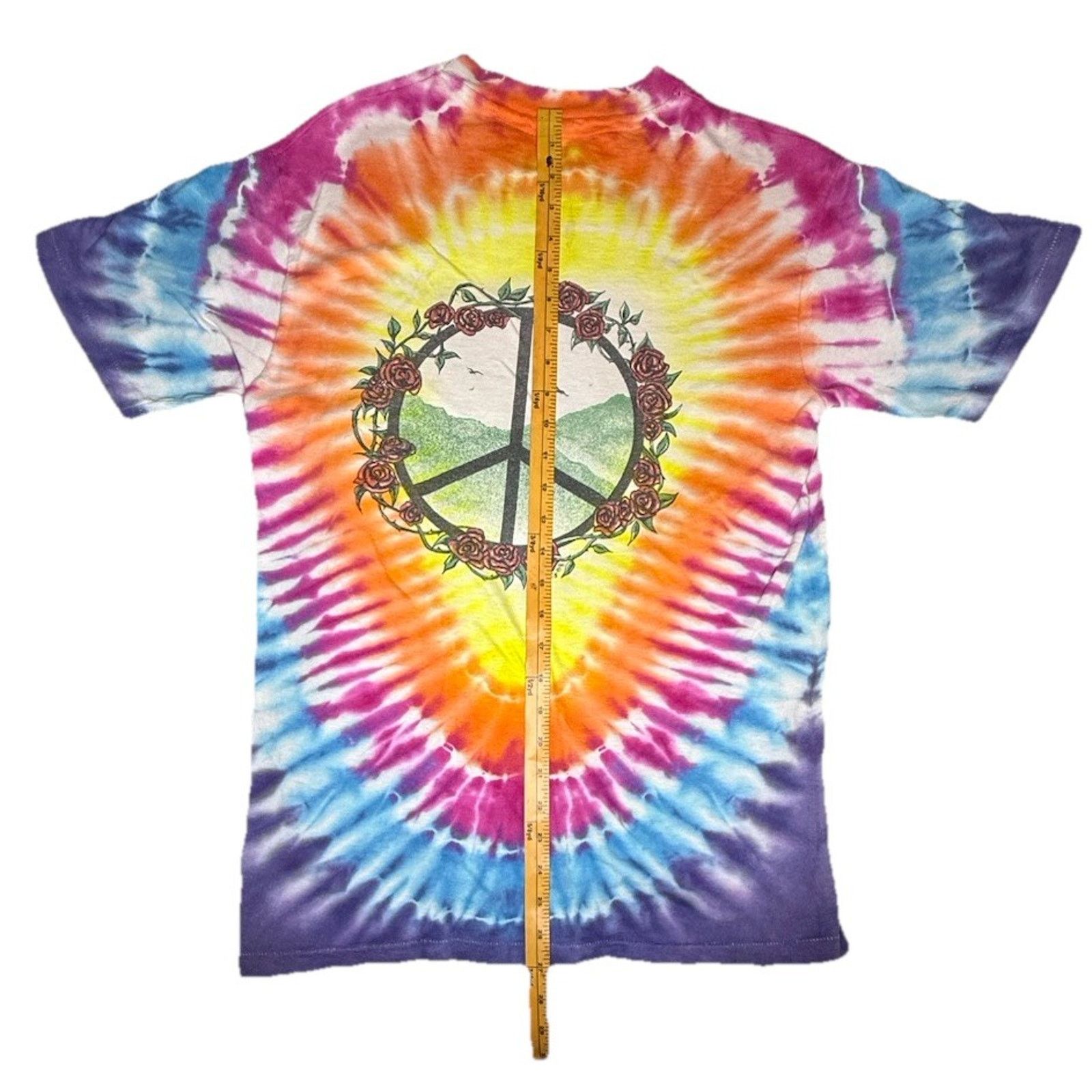 Disney VTG Alice In Wonderland Caterpillar Tie Dye T Shirt Mens M Size US M / EU 48-50 / 2 - 20 Thumbnail