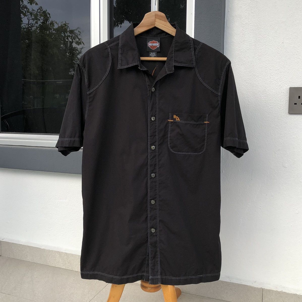 Harley Davidson Harley Davidson Embroidery Snack Logo Short Sleeve Shirt Size US M / EU 48-50 / 2 - 5 Thumbnail