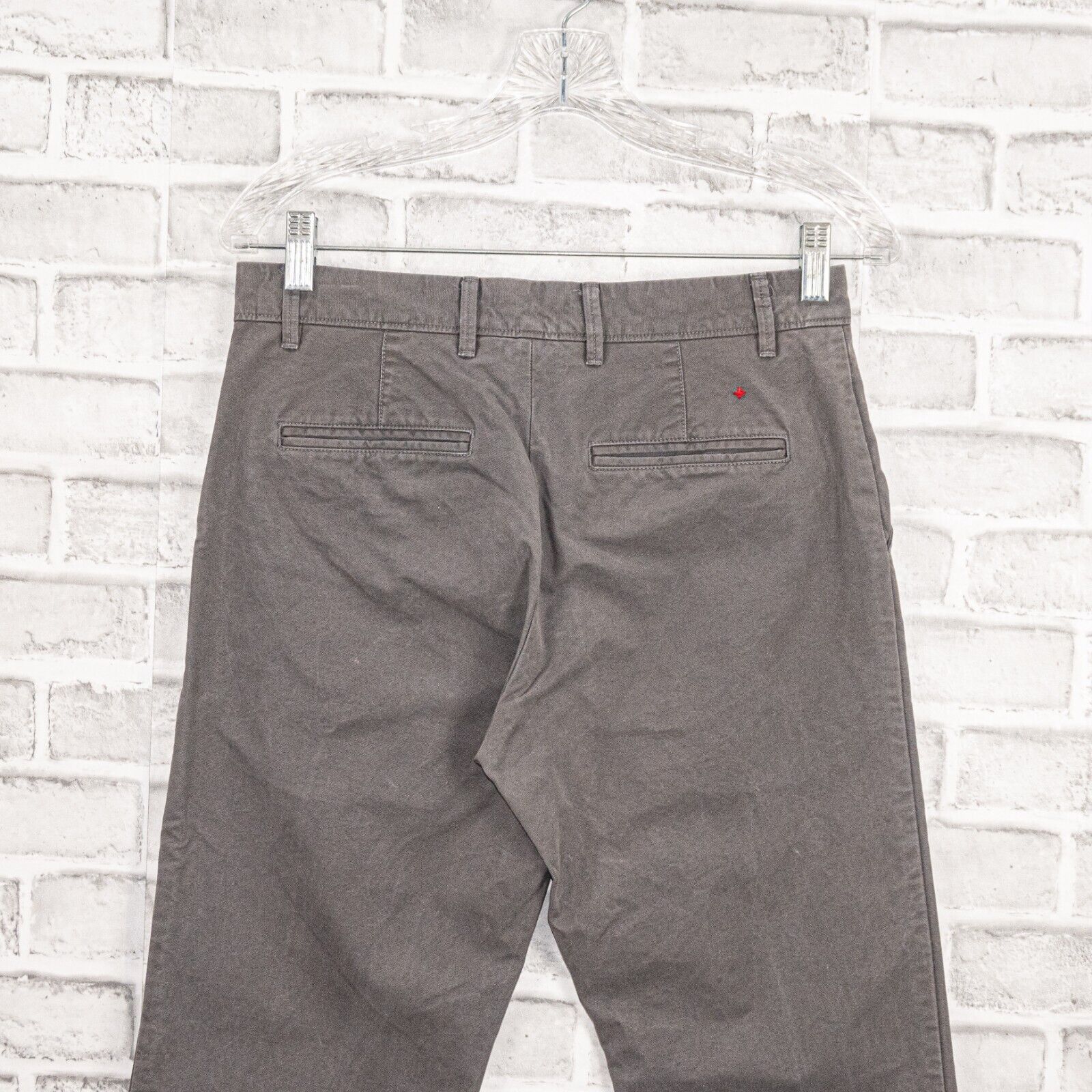 Apolis Apolis Men's Utility Chino Pants in Gray Cotton Size 29x25 Size US 29 - 6 Thumbnail