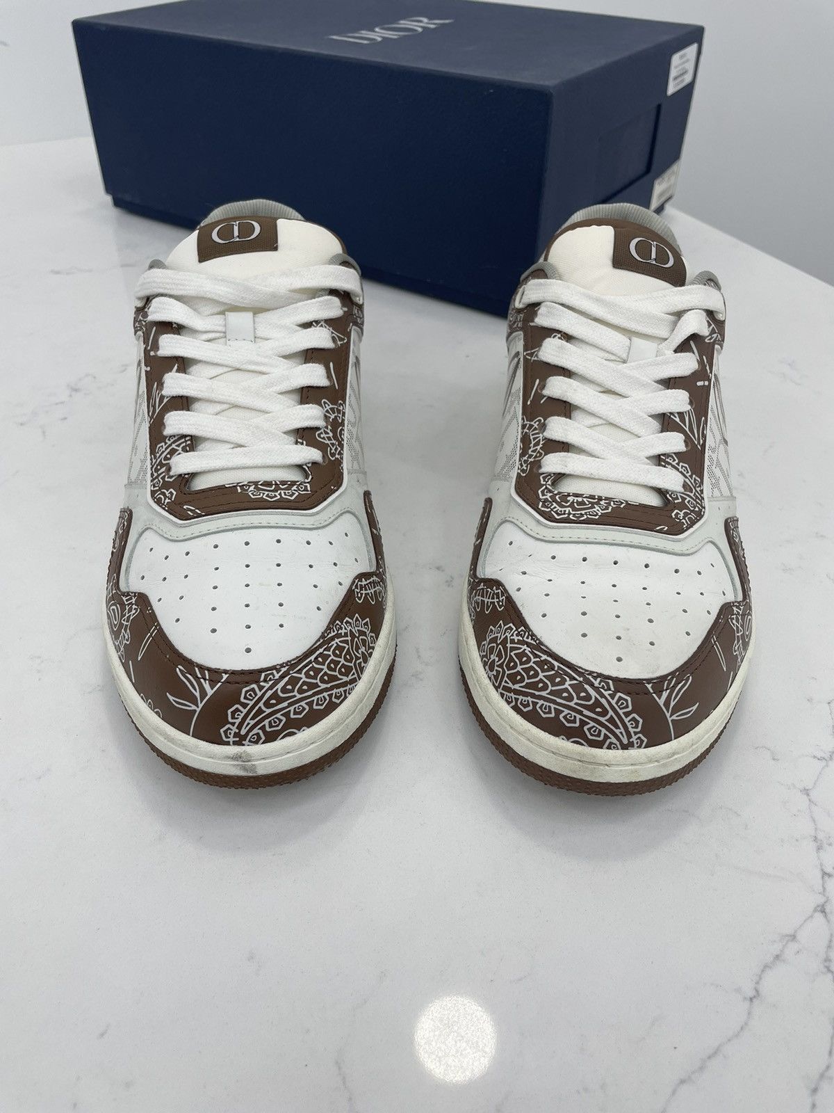 Dior Dior B27 Brown&White Size US 10 / EU 43 - 2 Thumbnail