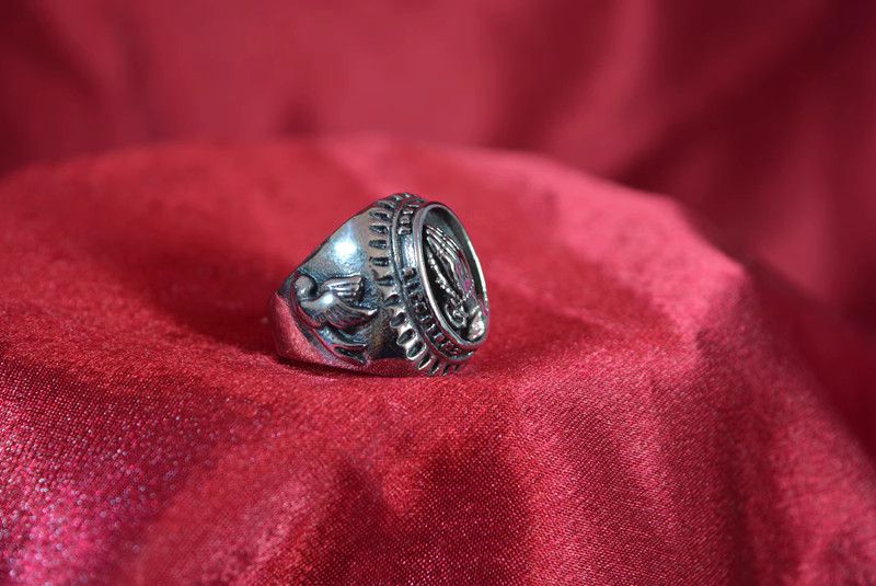 Jewelry Rare Jewelry Rings Open Size Chrome Ring (Size 7-13) Size ONE SIZE - 3 Thumbnail
