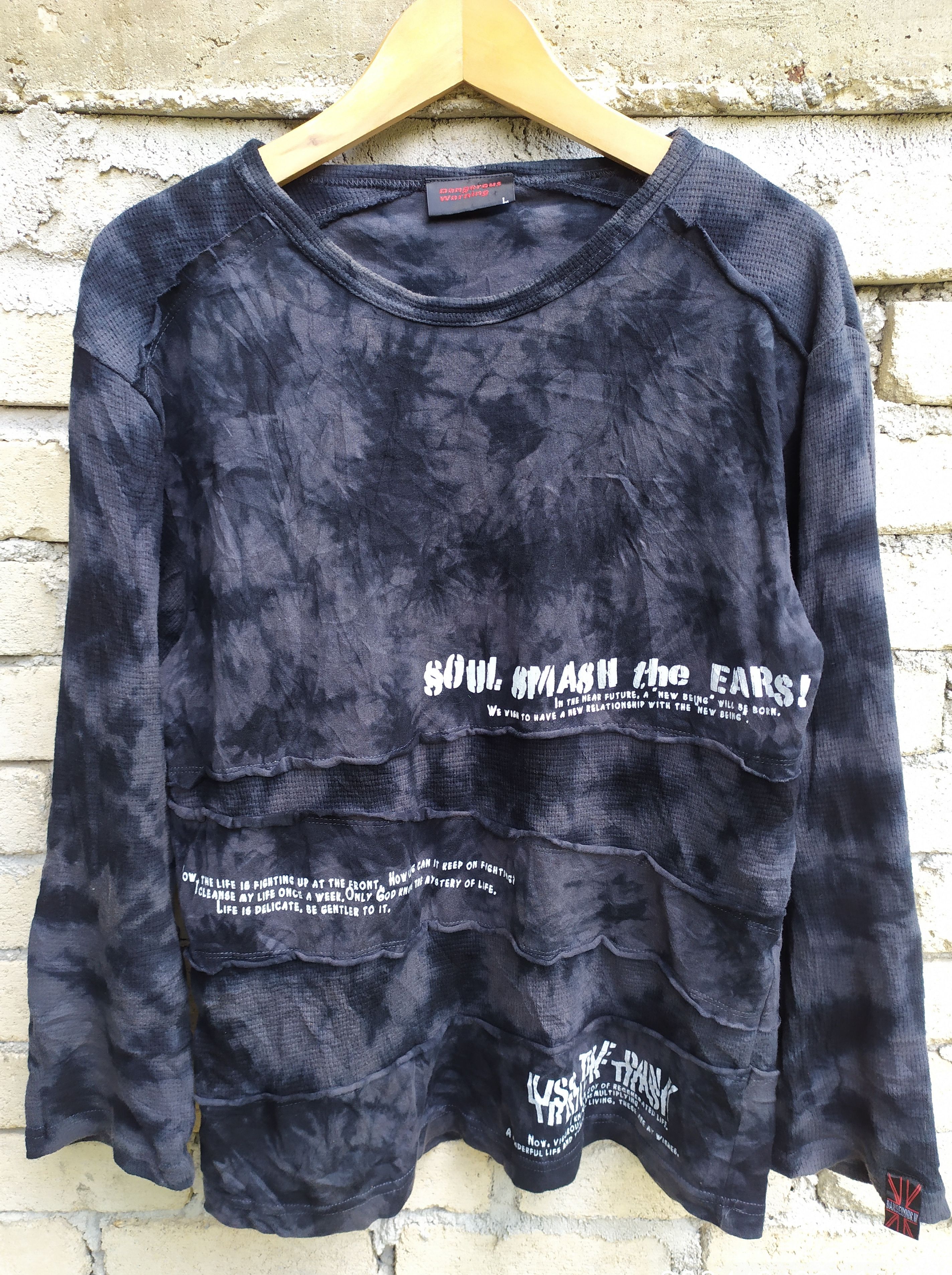 Beauty Beast × Japanese Brand × KMRii Dangerous Warning Long Sleeve Size US L / EU 52-54 / 3 - 1 Thumbnail