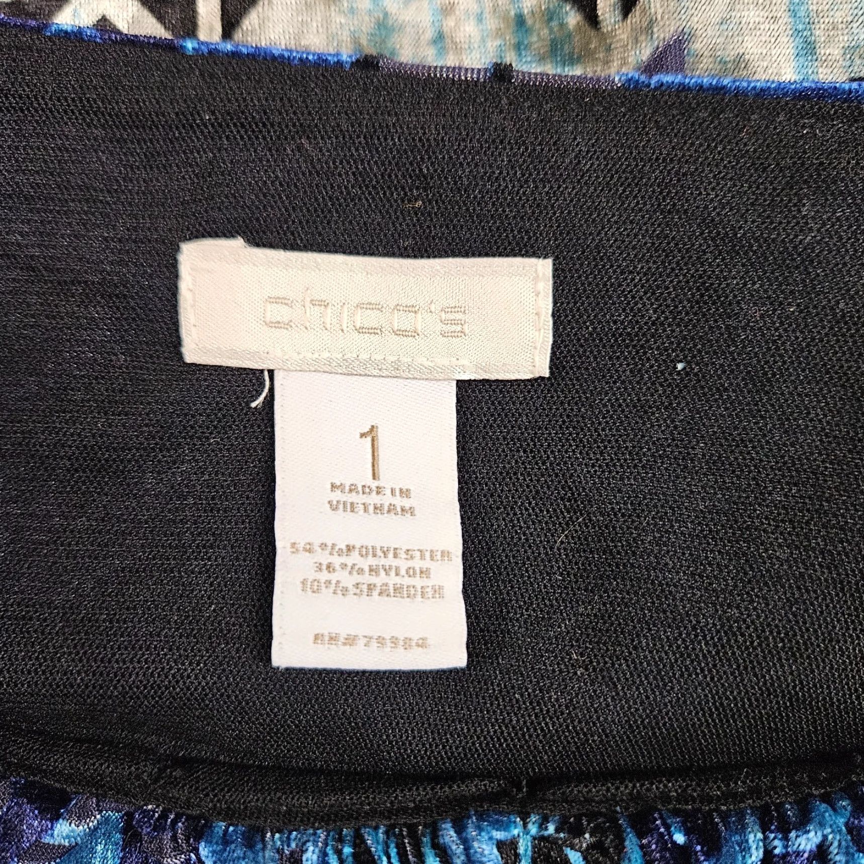 Vintage Chico's Womens Blouse XS? Size M / US 6-8 / IT 42-44 - 5 Thumbnail