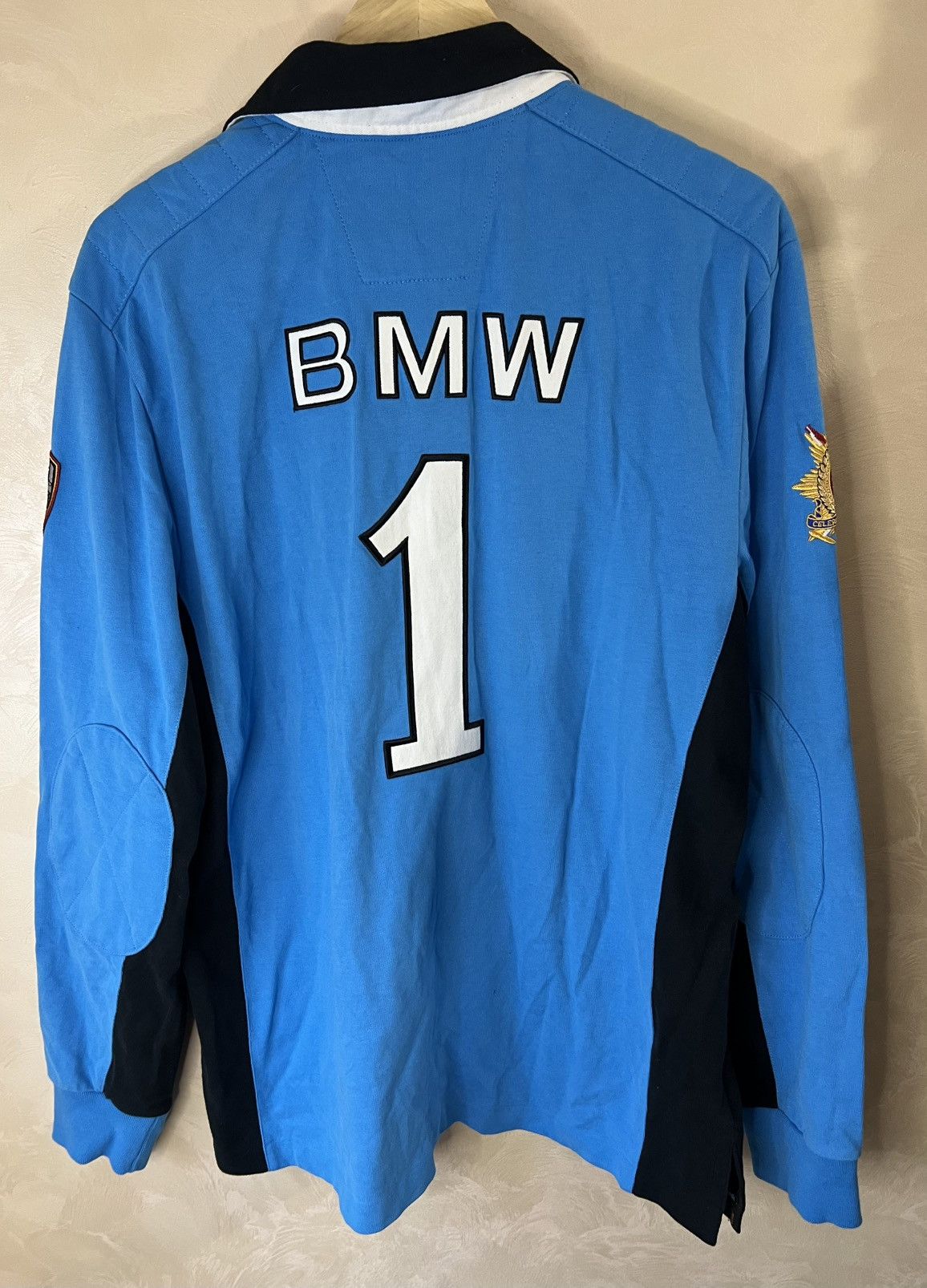 BMW 🏇Vintage Polo Ralph Lauren style BMW Racing Rugby polo rare Size US L / EU 52-54 / 3 - 6 Thumbnail