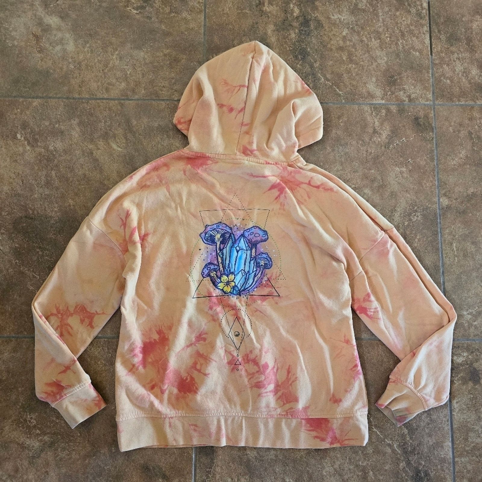 Empyre Peach Tie Dyed | EMPYRE | Hoodie Long Sleeve Size M / US 6-8 / IT 42-44 - 2 Thumbnail