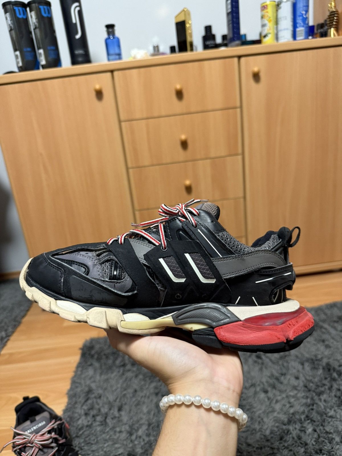 Balenciaga Balenciaga Track Trainer - bred Size US 7 / EU 40 - 10 Thumbnail