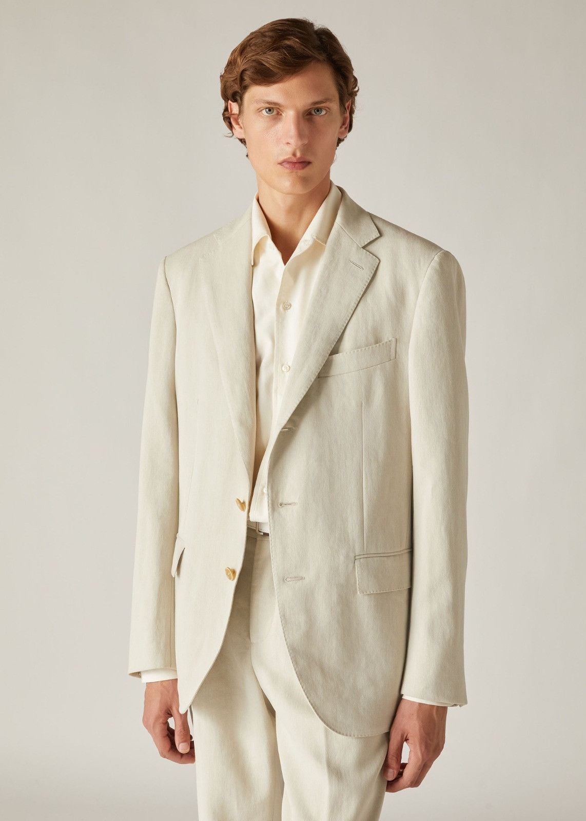 Loro Piana o1srvl11e0924 Torino Jacket in Off White Size US S / EU 44-46 / 1 - 2 Thumbnail