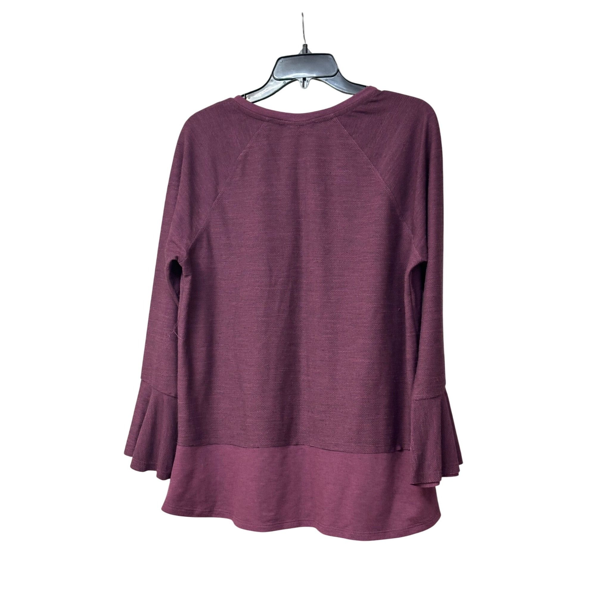 Style & Co Style & Co X-Front Bell-Sleeve Top, Bordeaux, M Size M / US 6-8 / IT 42-44 - 10 Thumbnail