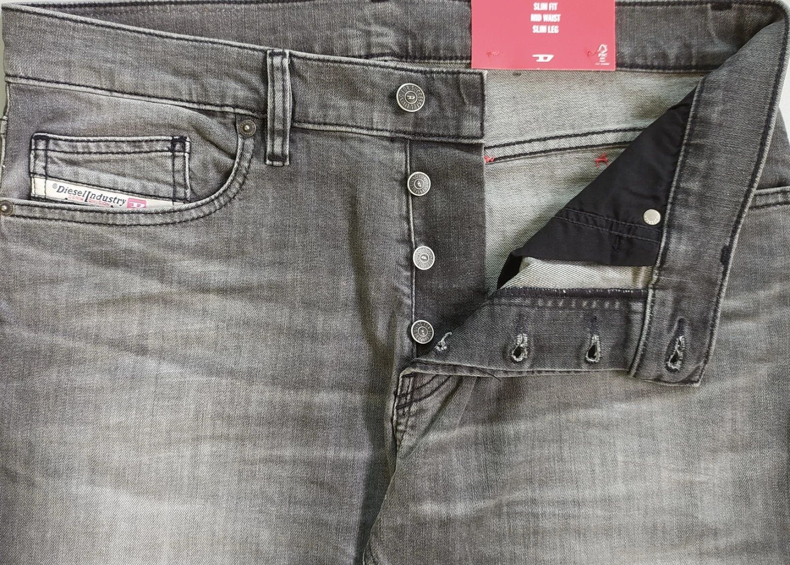 Diesel Diesel D-LUSTER L.32 MENS JEANS T/9629 Size US 32 / EU 48 - 5 Thumbnail
