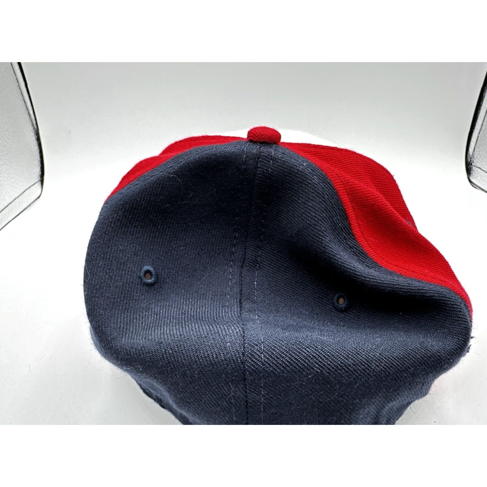 Logo 7 VTG The Game Pro Fitted Hat 7 1/4 Blue USA Logo Cap Mens Cap Size ONE SIZE - 5 Thumbnail