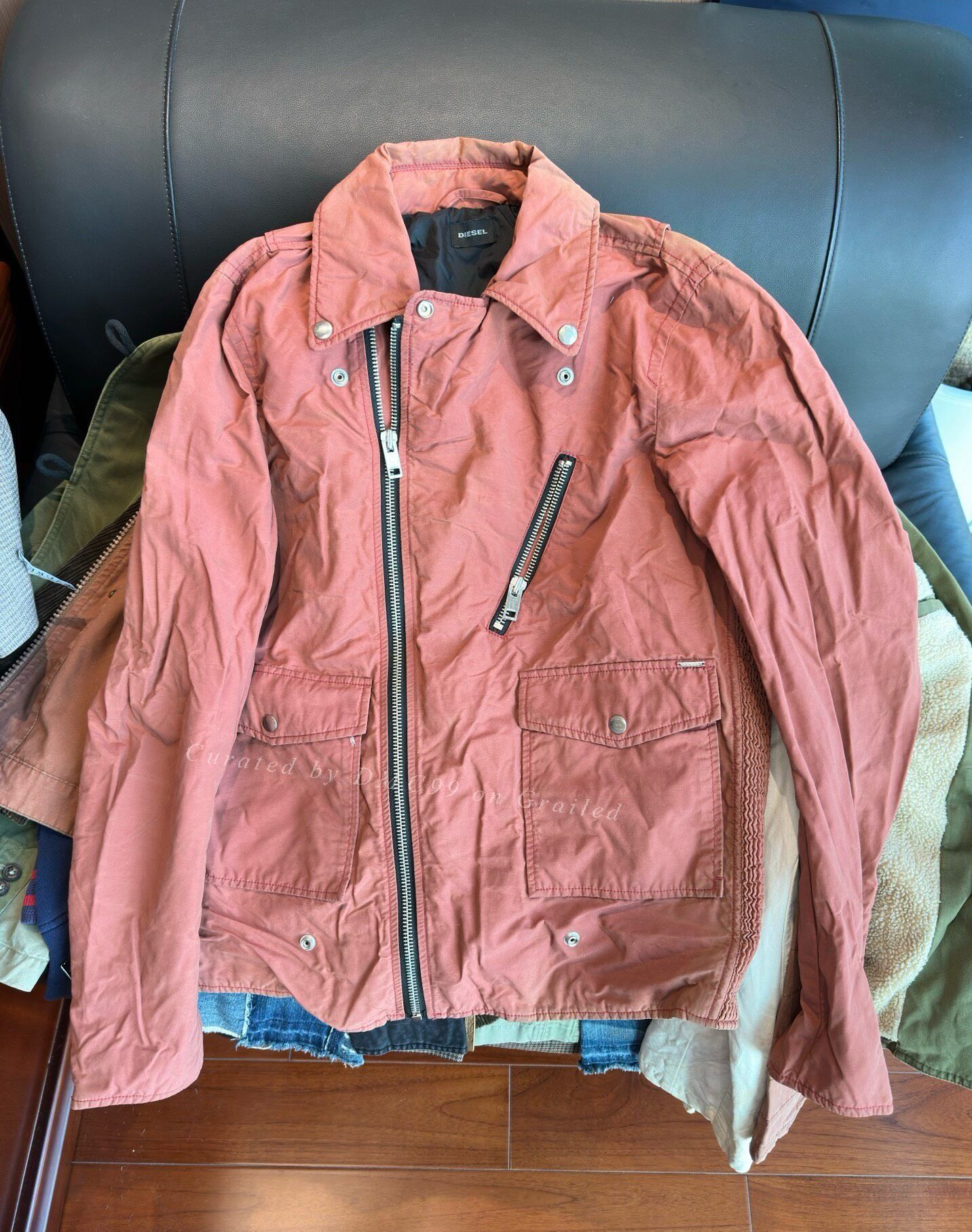 Diesel Diesel Salmon Vintage Motorcycle Jacket Size US M / EU 48-50 / 2 - 1 Thumbnail