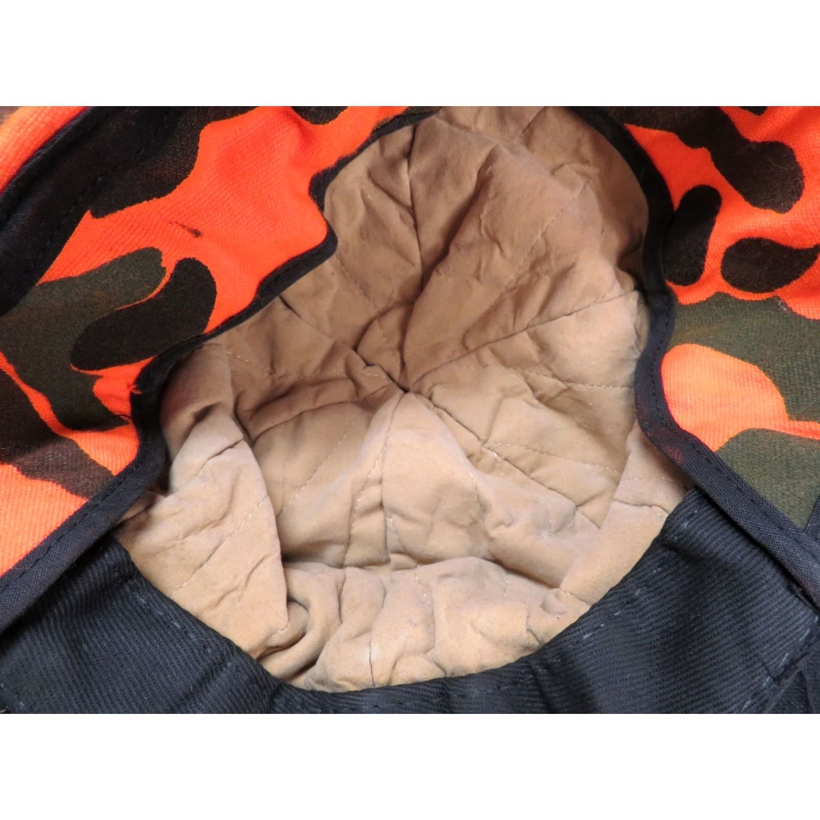 Vintage VINTAGE Cabela's Orange Camo Hat Adult Medium Deer hunting warm USA Size ONE SIZE - 7 Thumbnail