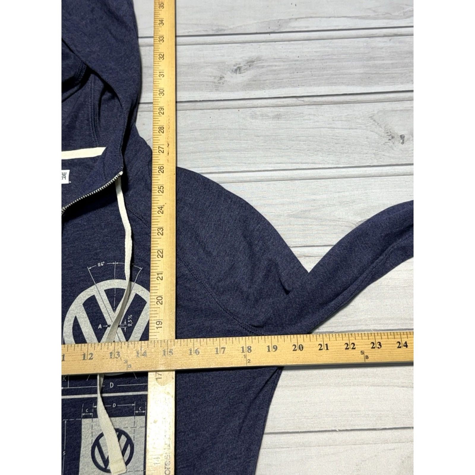 New Era New Era Volkswagen Hoodie Womens S Blue Hooded Jacket VW Full Zip Car Automobile Hoodie Size S / US 4 / IT 40 - 5 Thumbnail