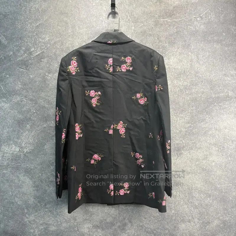 Valentino Valentino Black Floral Women's Jacket . Size M / US 6-8 / IT 42-44 - 2 Thumbnail