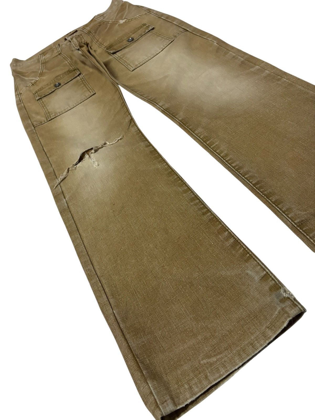 Johnbull Vtg John Bull Japan Bush Pants Distressed Jeans Size US 30 / EU 46 - 3 Thumbnail