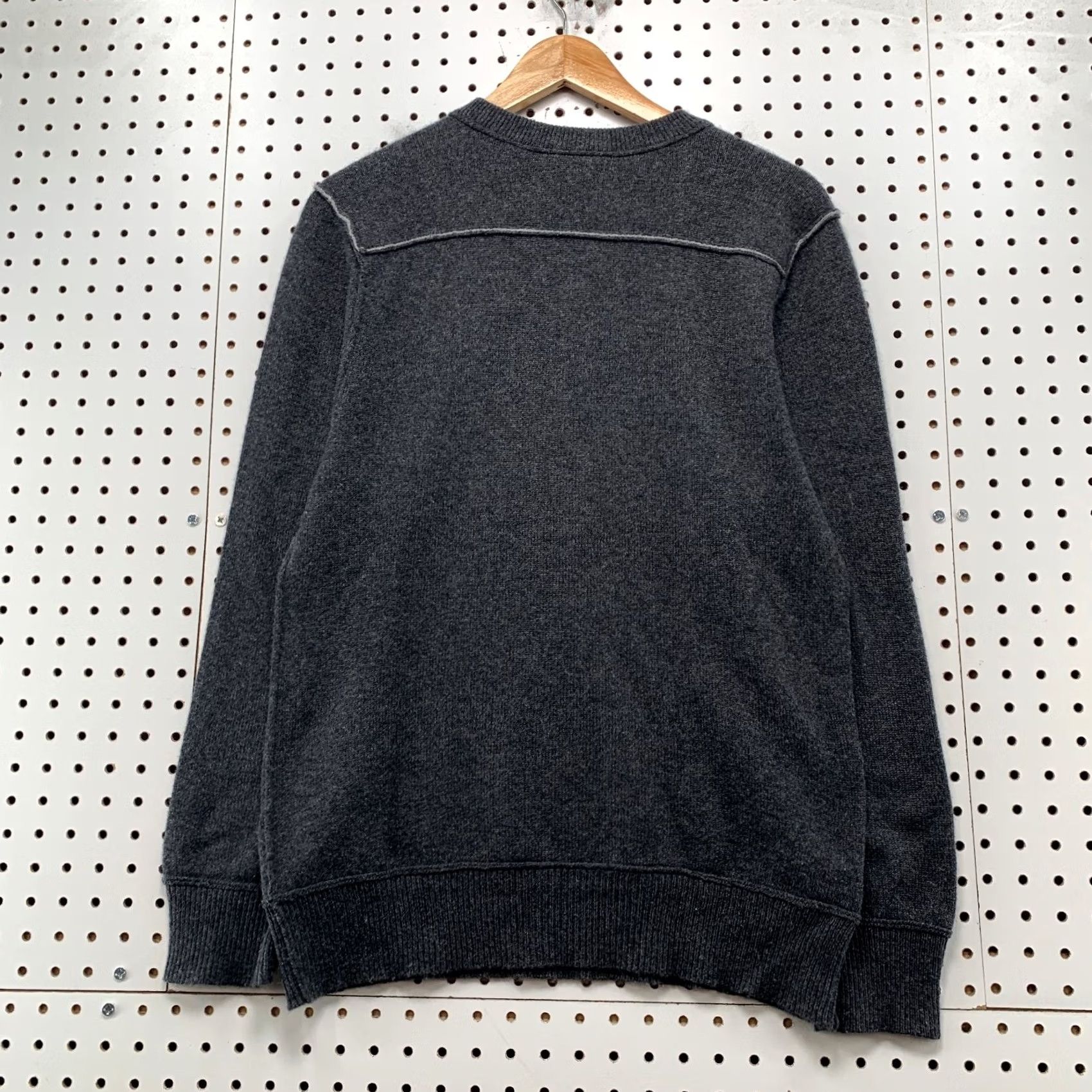 Vintage Public Opinion 100% Cashmere Sweater Mens M Gray Crewneck Pullover Knit Winter Business Casual Socks? Size US M / EU 48-50 / 2 - 2 Thumbnail