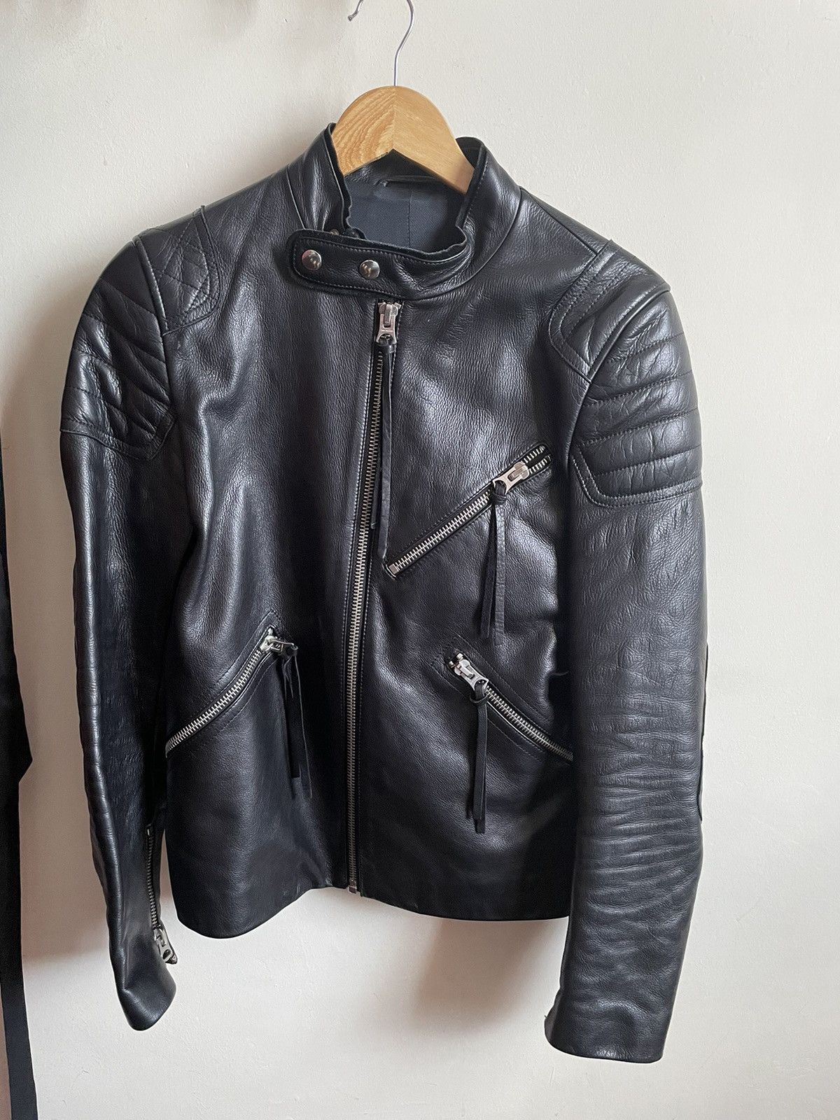Acnd studios Oliver ライダース　アクネ　ストゥディオズ Acne Studios Oliver Leather Jacket | Grailed