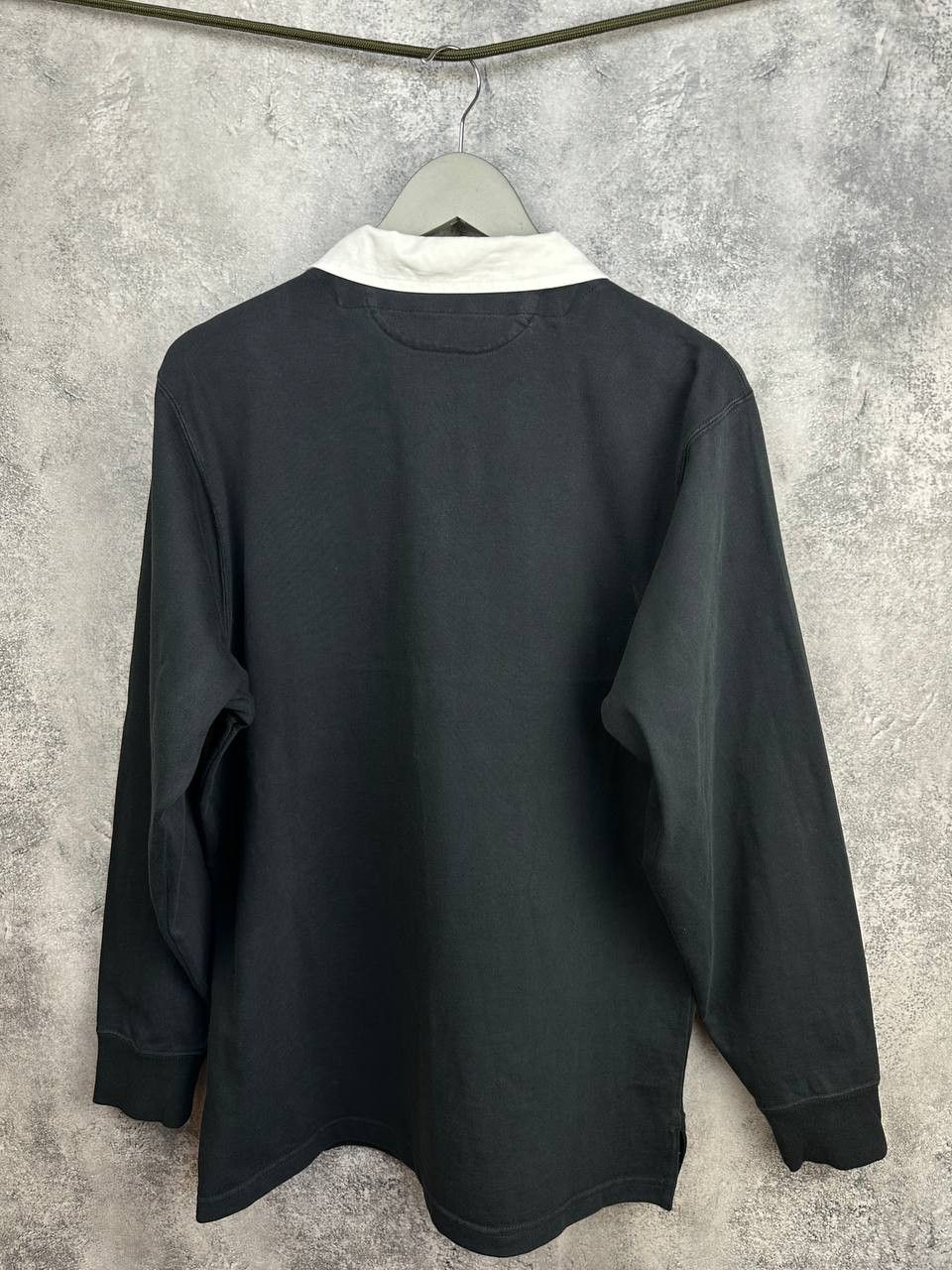 Nike Nike Sportswear Black Rugby Shirt Quarter-Zip Polo LS Size US M / EU 48-50 / 2 - 2 Thumbnail