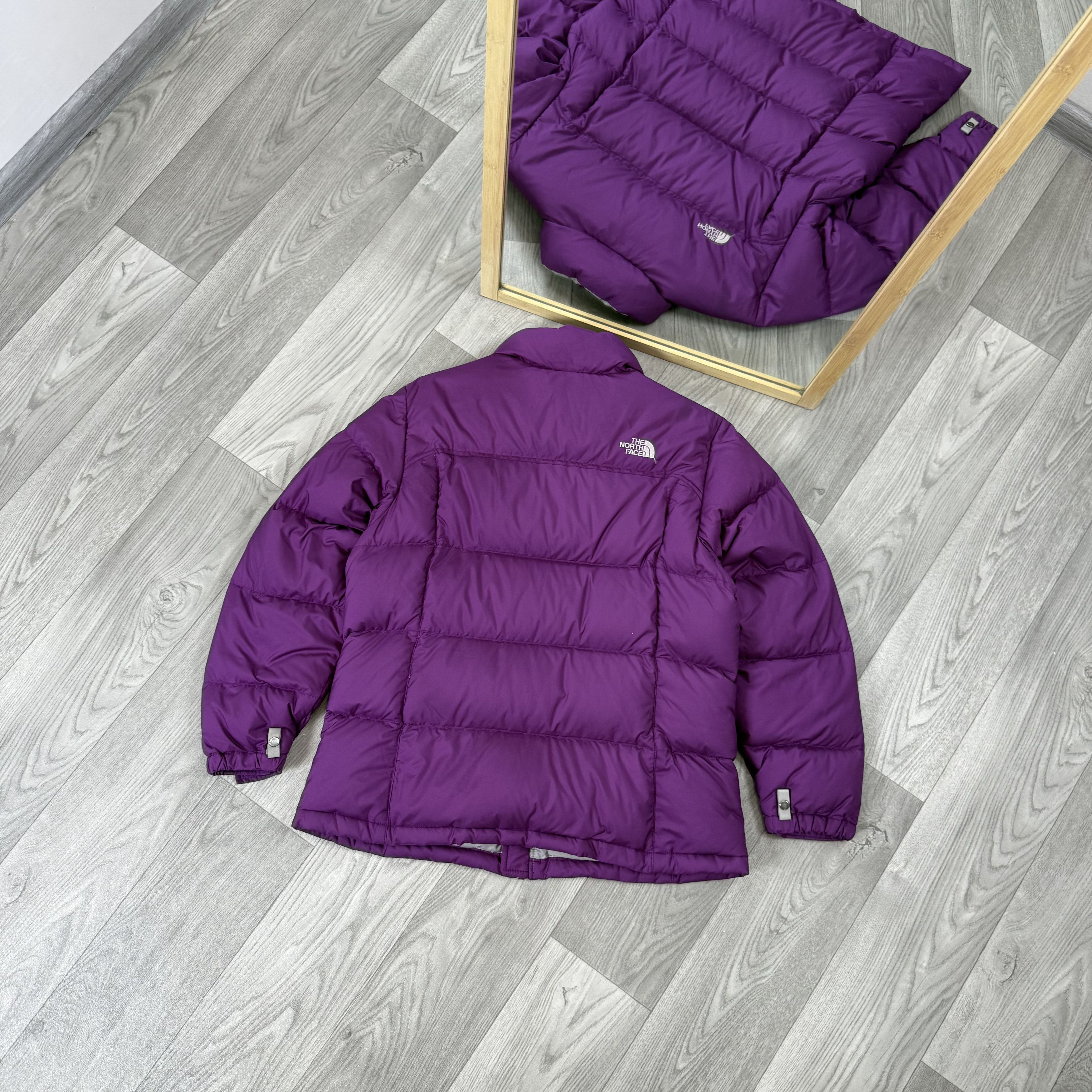 The North Face Vintage The North Face 550 Purple Puffer Down Jacket Size S / US 4 / IT 40 - 2 Thumbnail
