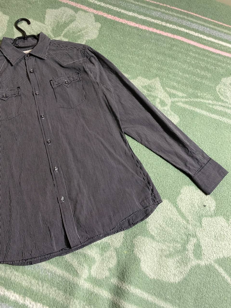 Diesel × Vintage Y2K Diesel D Japan Archival Punk Work Long Sleeve Shirt Size US XL / EU 56 / 4 - 12 Thumbnail
