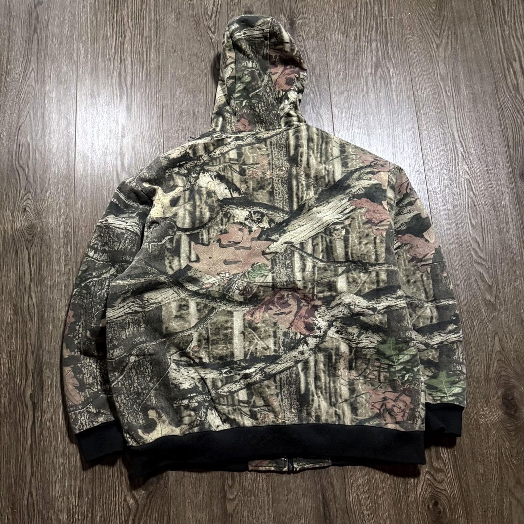 Vintage Mossy Oak Camo Zip Jacket Mens XL Brown Hooded Insulated Hunting Outdoor jacket Size US XL / EU 56 / 4 - 6 Thumbnail