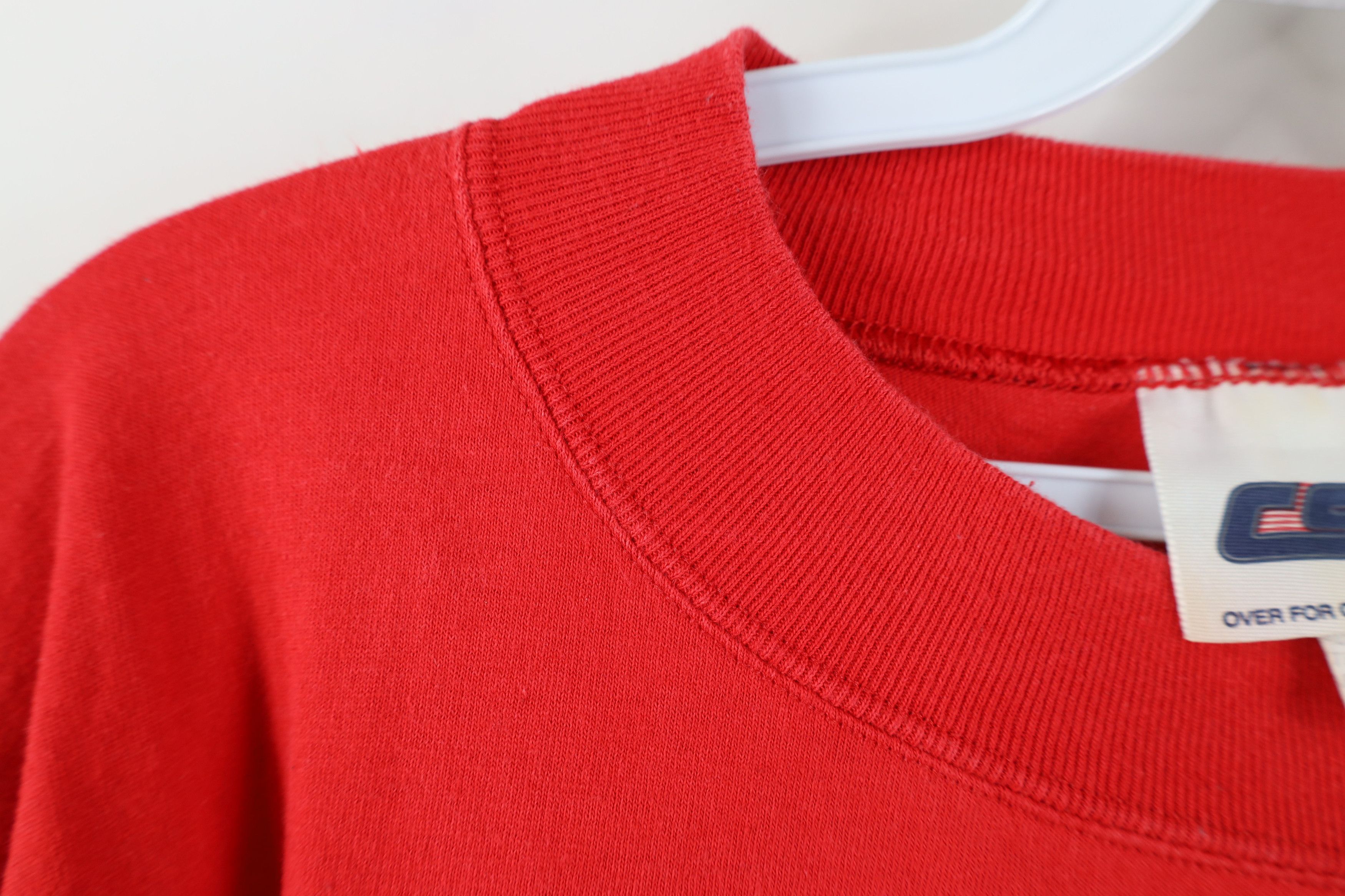 Vintage Vintage 90s Red Wings Hockey Long Sleeve T-Shirt Cotton USA Size US XL / EU 56 / 4 - 6 Thumbnail
