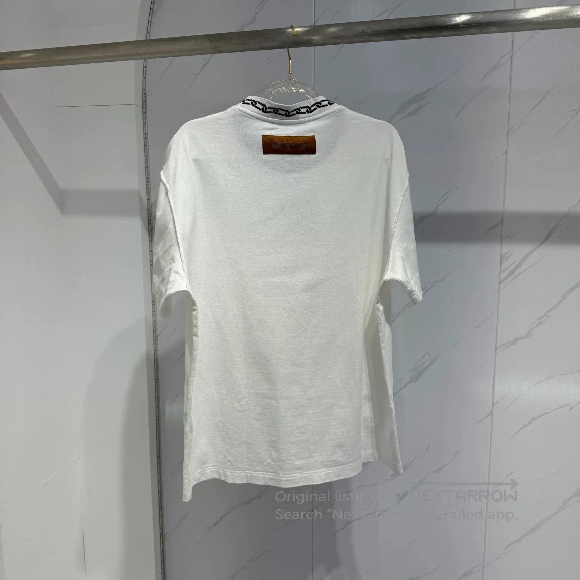 Louis Vuitton Louis Vuitton White Logo Short Sleeve T. Size US S / EU 44-46 / 1 - 2 Thumbnail