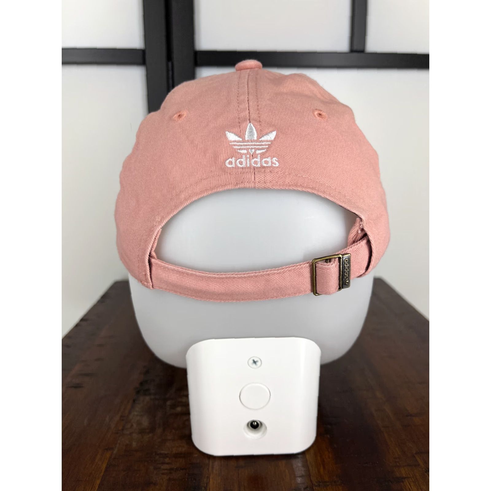 Adidas Adidas Hat Cap Strap Back Womens One Size Pink 3 Stripe Cotton Trefoil Twill Size ONE SIZE - 6 Thumbnail