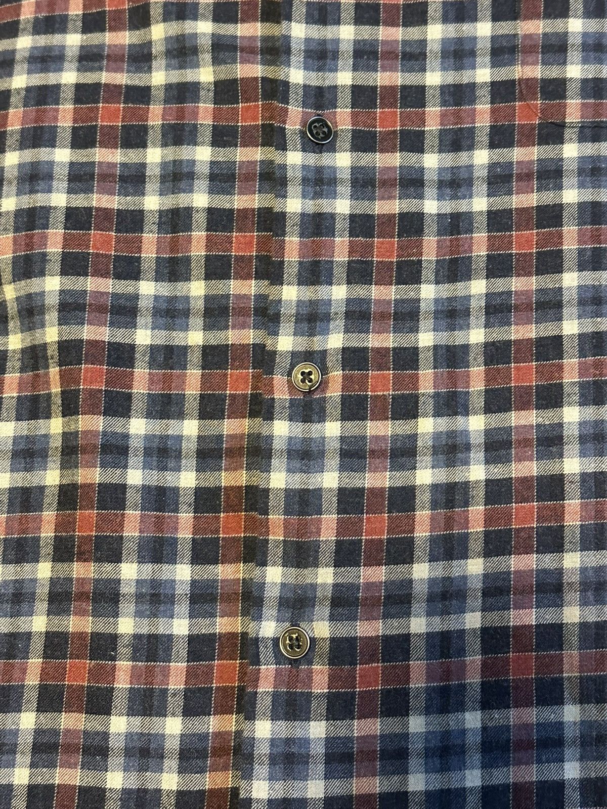 Peter Millar Peter Millar Blue Red Plaid Button Down Shirt Long Sleeve Size US L / EU 52-54 / 3 - 5 Thumbnail