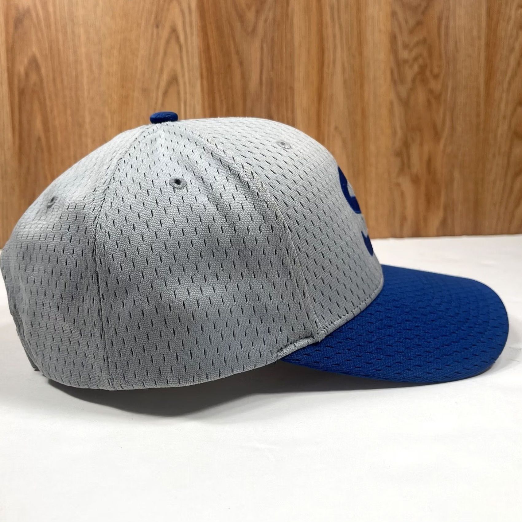 Vintage Richardson Hat Adjustable Pro Adult Size GrayBlue StrapBack Baseball Cap Size ONE SIZE - 6 Thumbnail