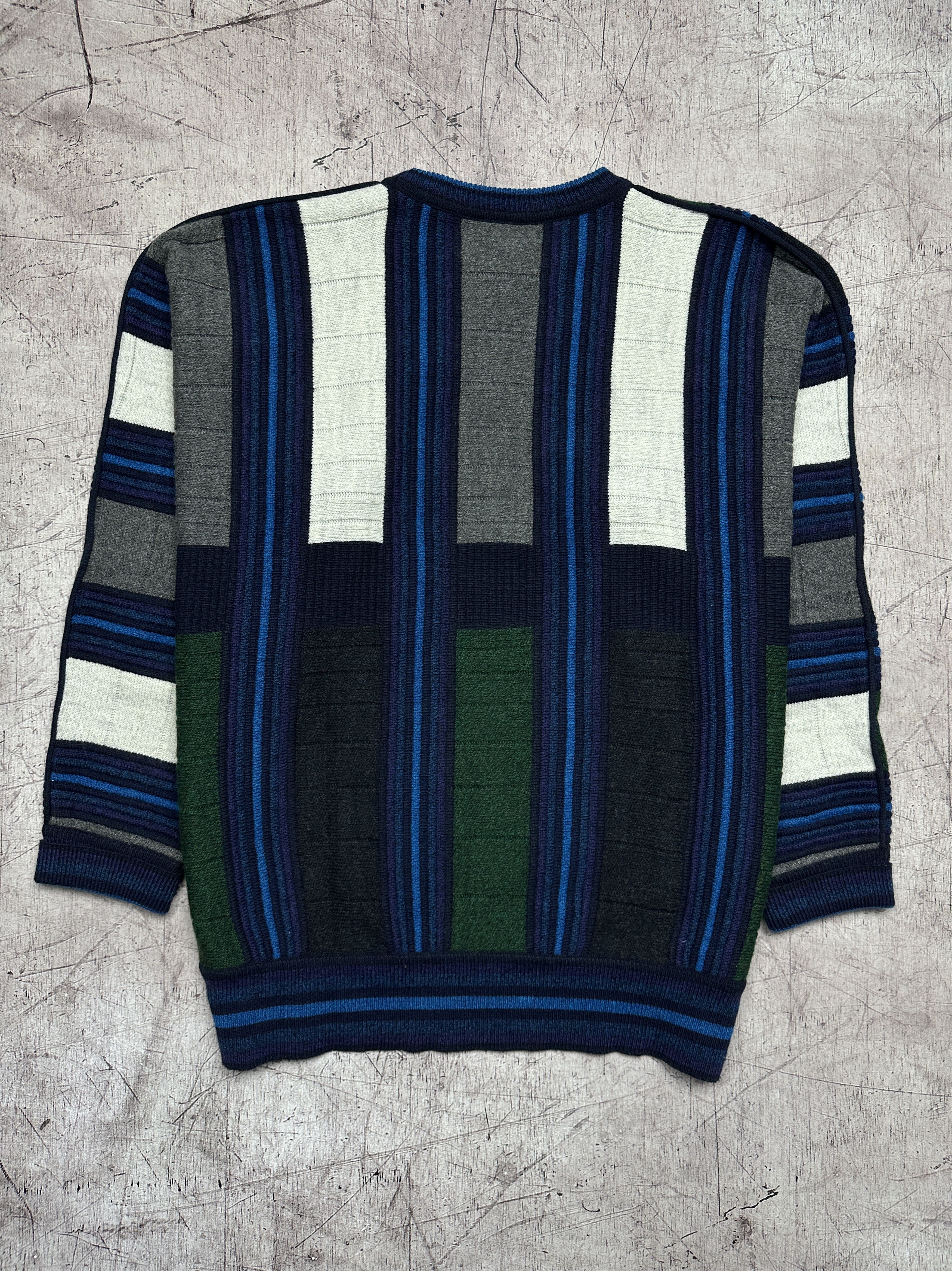 Carlo Colucci × Vintage Carlo Colucci Vintage Mens Knit Sweater Coogi Style Size US L / EU 52-54 / 3 - 6 Thumbnail