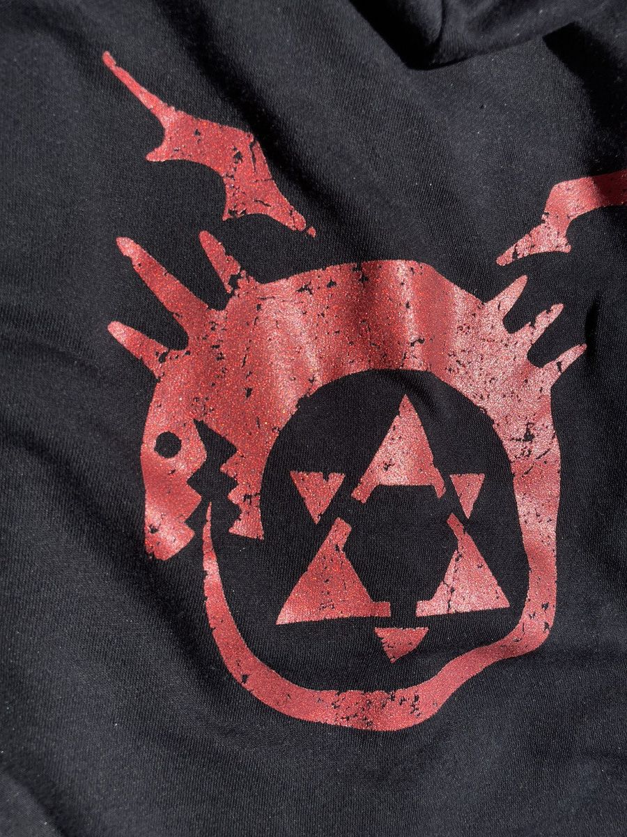 If Six Was Nine 2000s Japanese Fullmetal alchemist Giltter Zip-up Hoodie Size US S / EU 44-46 / 1 - 7 Thumbnail