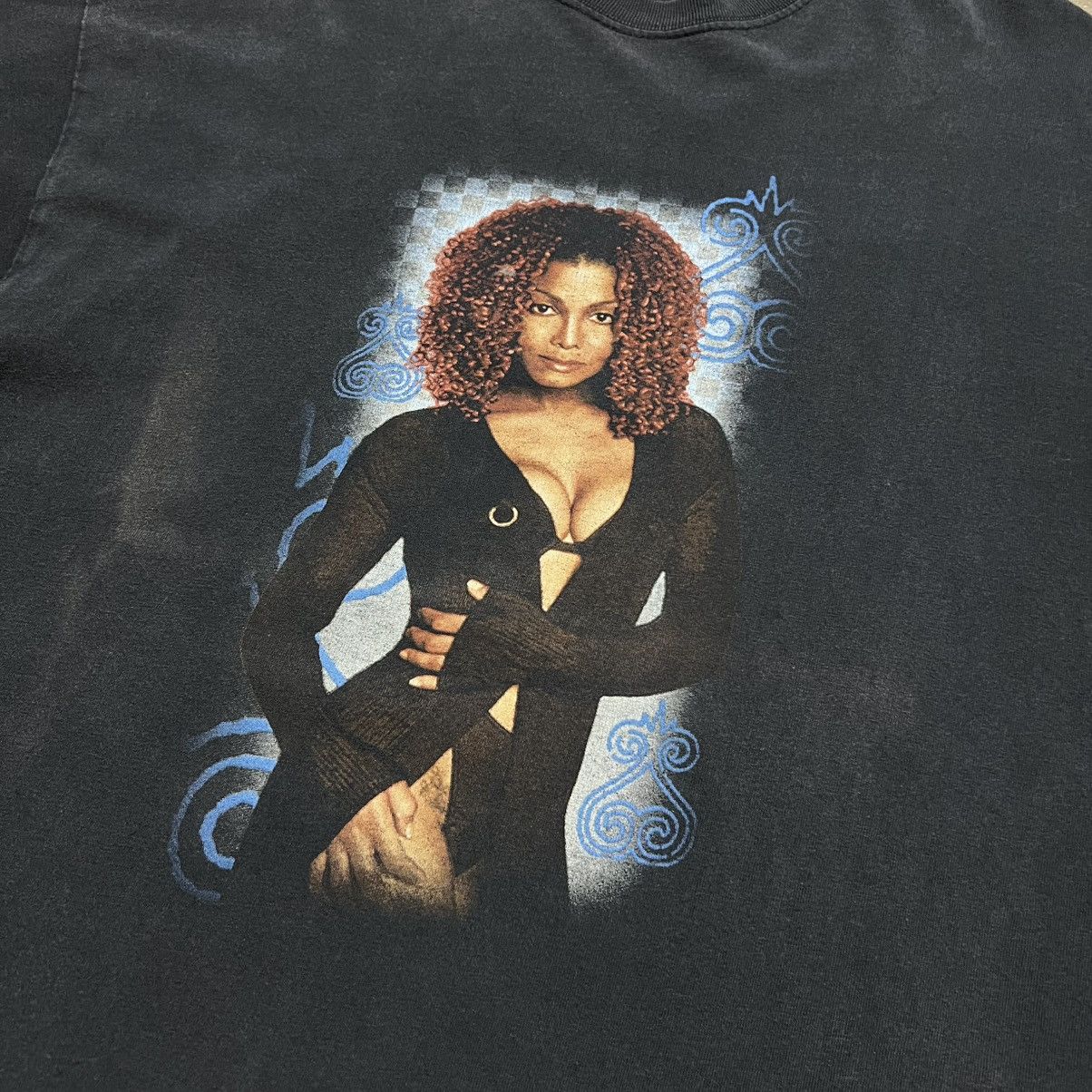 Band Tees Vintage 90s Janet Jackson Velvet Rope Tour Band Tee 90s Size US XL / EU 56 / 4 - 4 Thumbnail